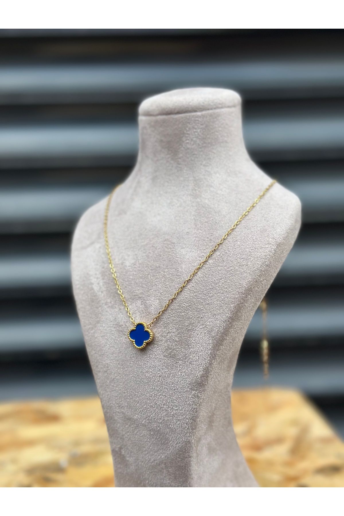 staınless steel Van Cleef Çelik Kolye