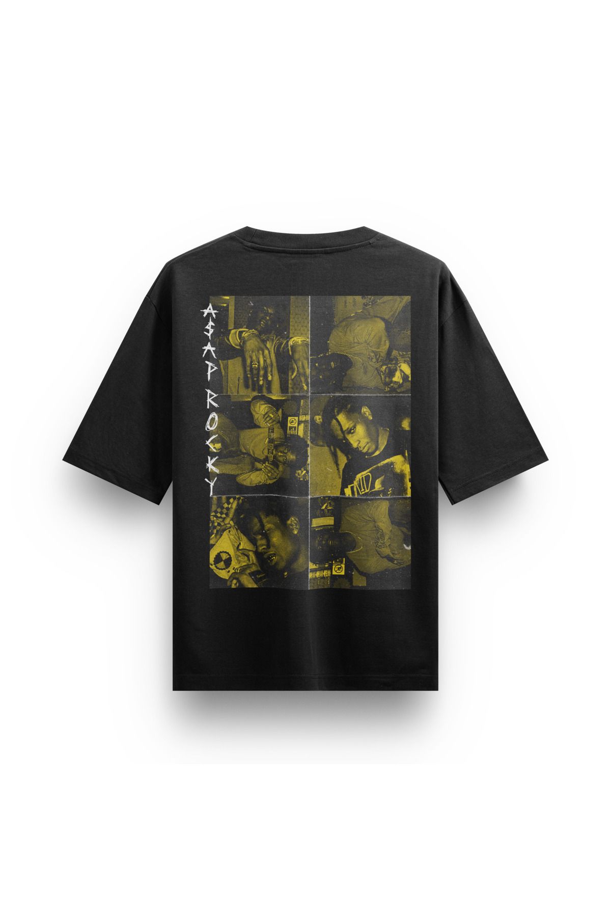 Street301 Unisex Asap Rocky Baskılı Oversize T-Shirt