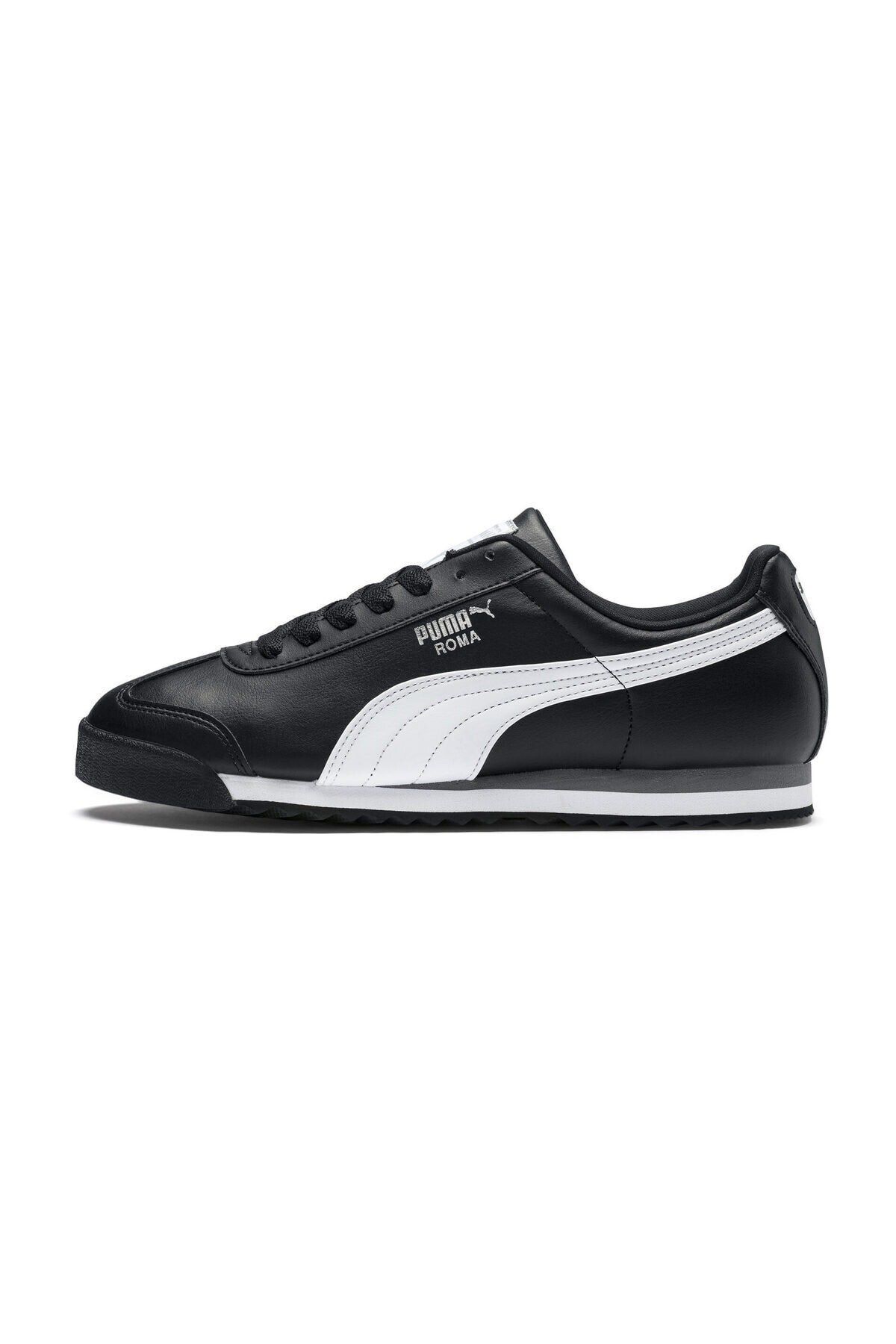 Puma Günlük Bağcıklı Spor Ayakkabı Sneaker Siyah Beyaz