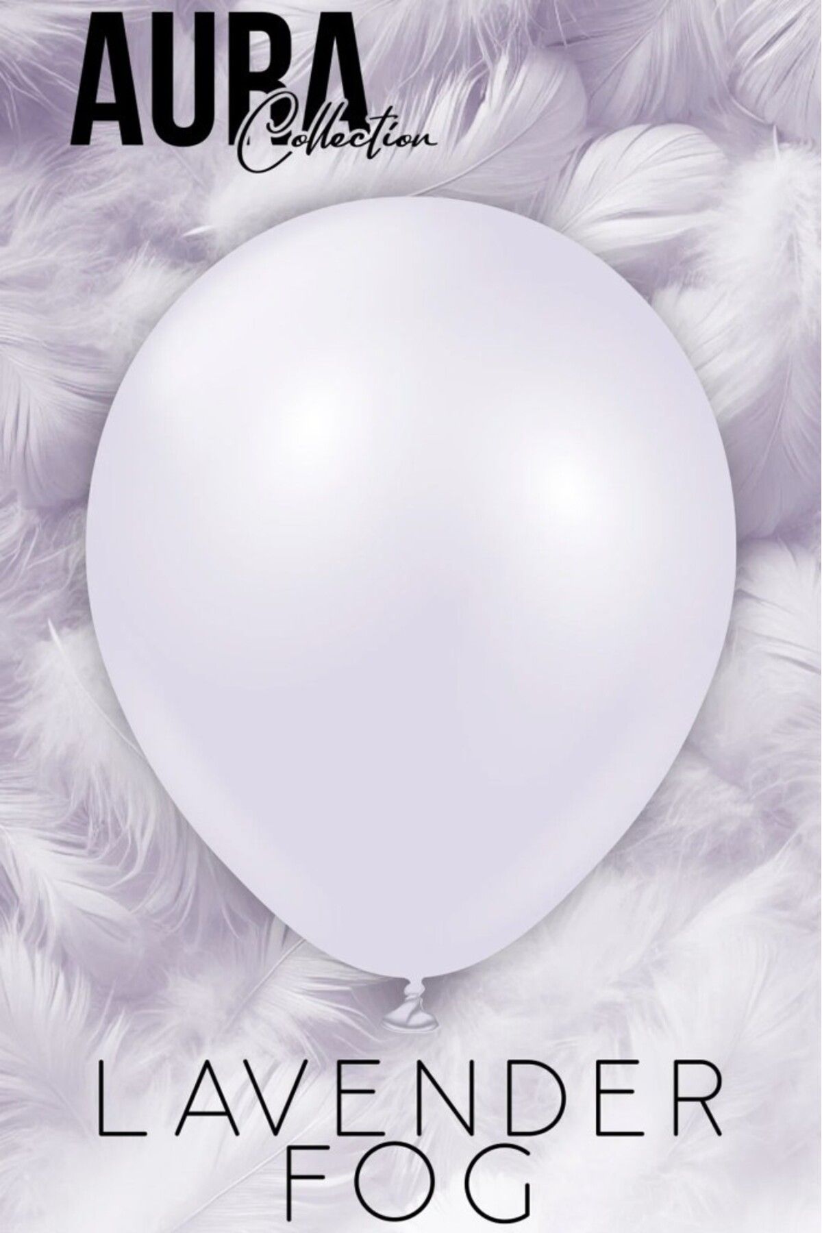 BeySüS Aura Collection Lavender Fog Balon (Lavanta Sisi) - 12 İnç - 10 Adet
