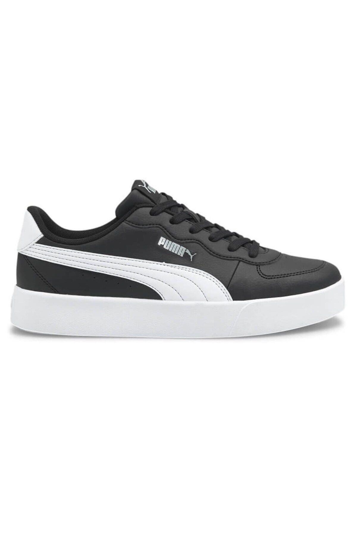 Puma Bağcıklı Günlük Sneaker Siyah-Beyaz Kadın Ayakkabı