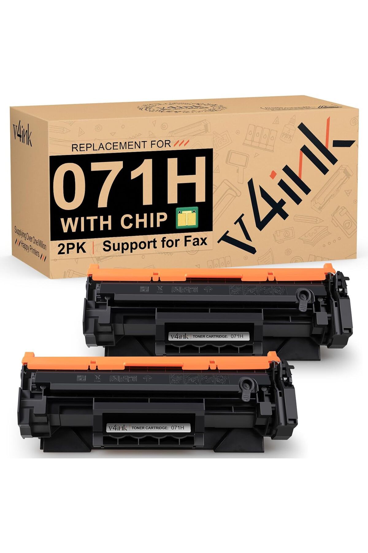 Canon ÇİPLİ Canon 071 Black Toner Cartridge LBP122dw MF273dw MF272dw MF275dw LBP120 MF270