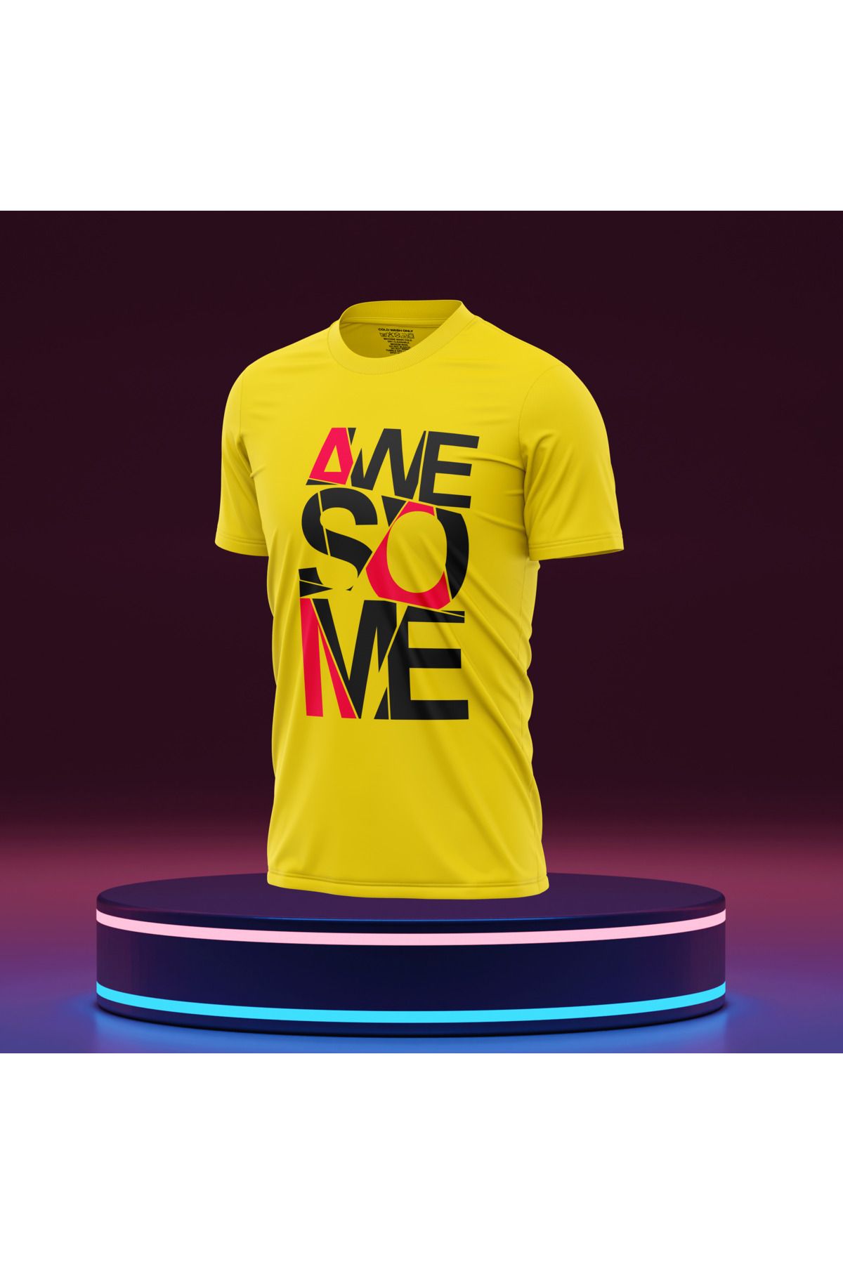 Bulvar Lee Erkek Sıfır Yaka Baskılı Yazlık T-Shirt