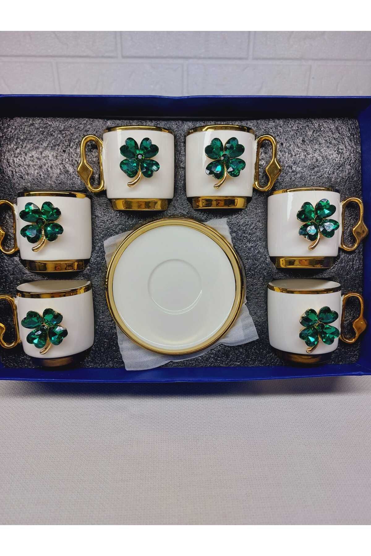 Tasarım Yonca model Tasarım kahve fincanı 90 ml 6'lı Takım