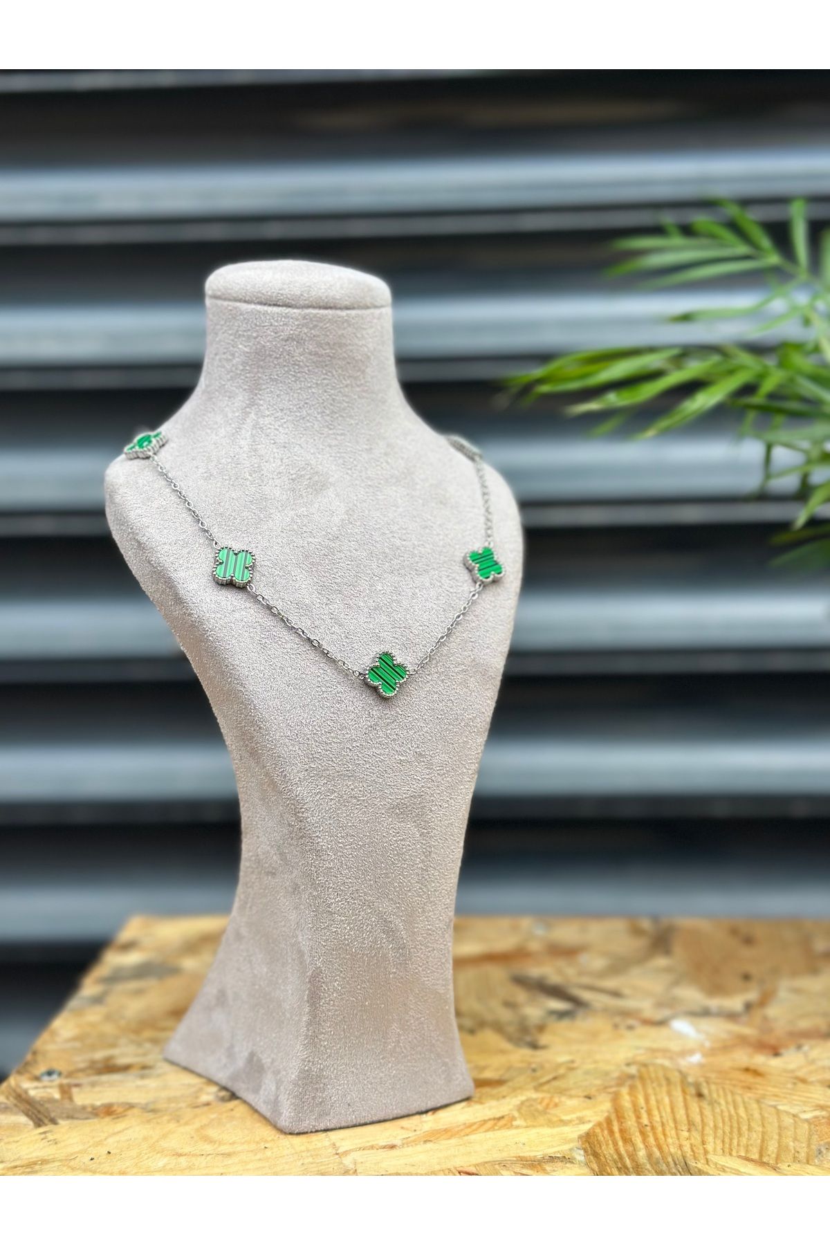 staınless steel Van Cleef Çelik Kolye