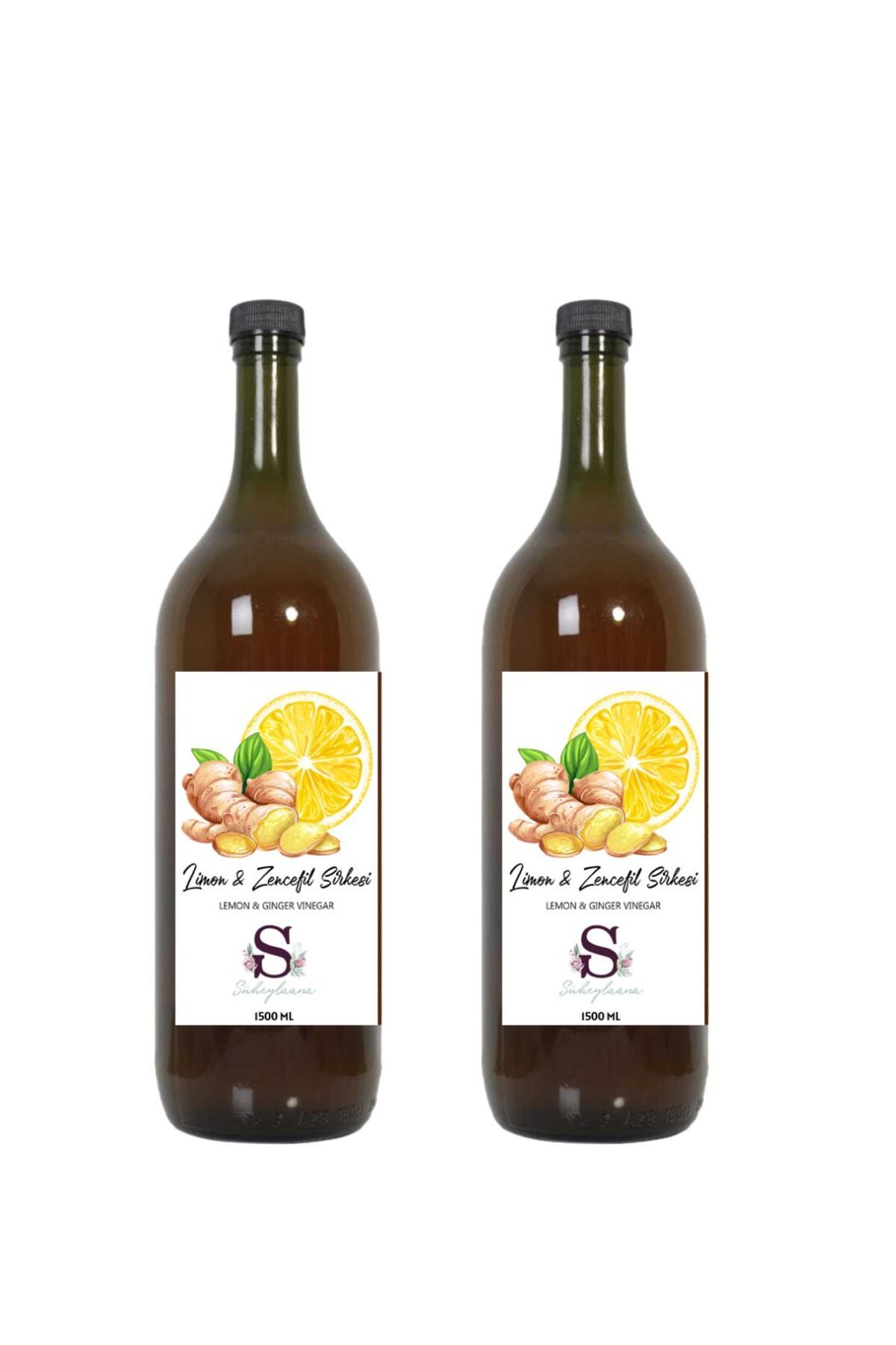 Süheylaana Doğal Limon & Zencefil Sirkesi 1500 Ml - Doğal Limon & Zencefil & Zencefil Sirkesi 1500 Ml
