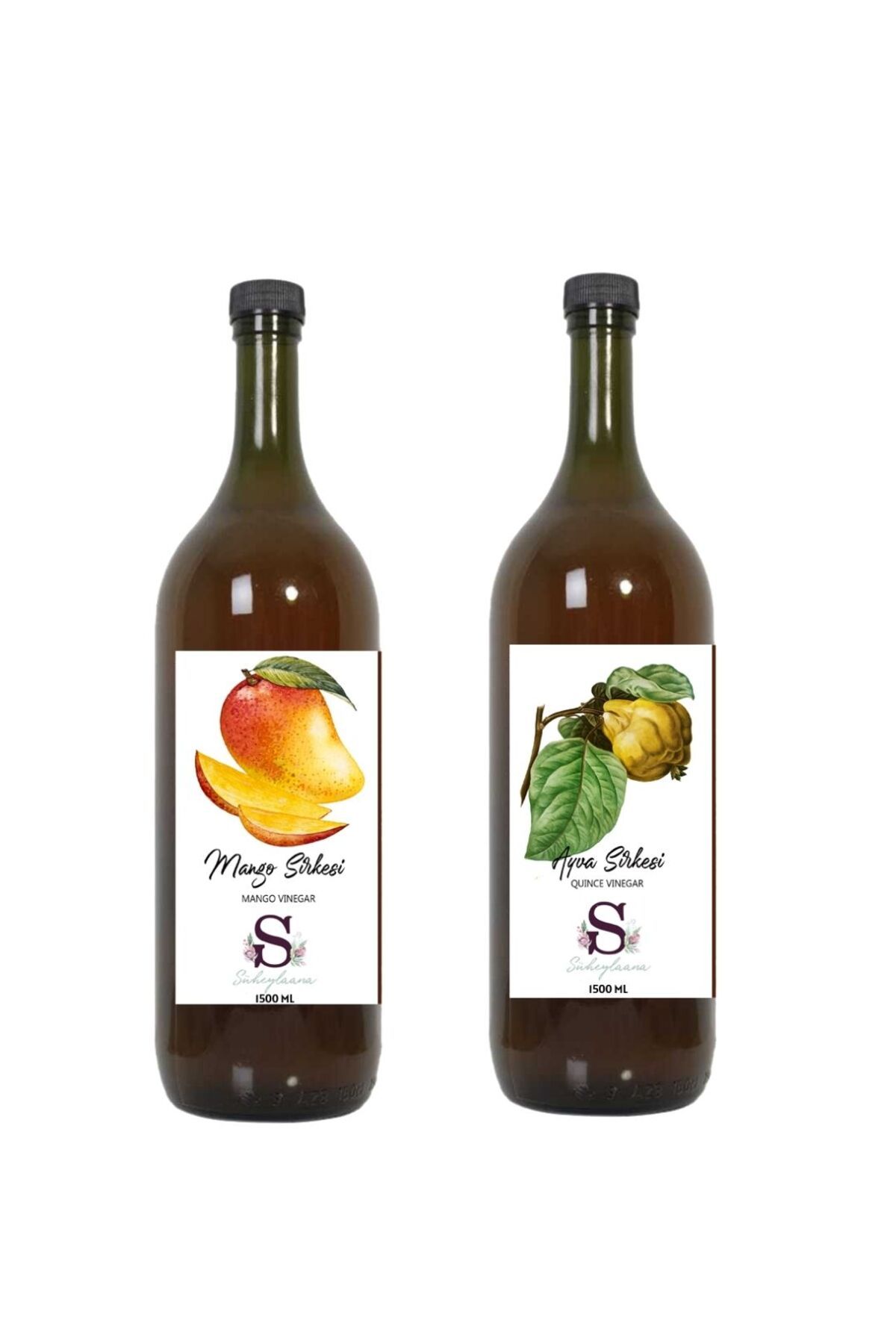 Süheylaana Doğal Mango Sirkesi 1500 Ml - Doğal Ayva Sirkesi 1500 Ml