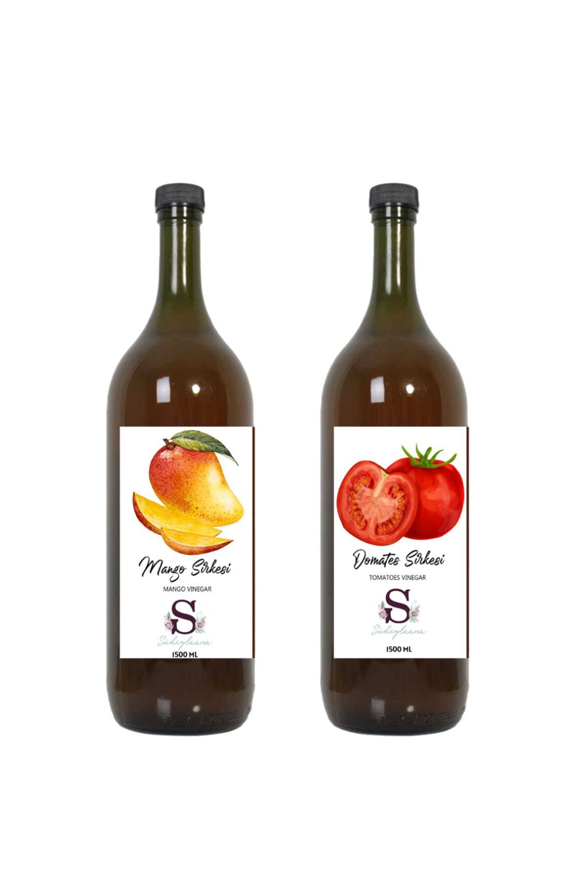 Süheylaana Doğal Mango Sirkesi 1500 Ml - Doğal Domates Sirkesi 1500 Ml