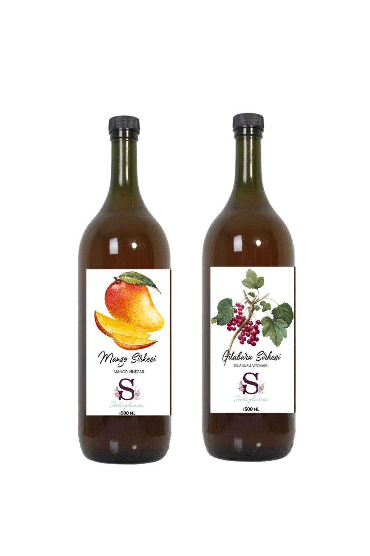 Süheylaana Doğal Mango Sirkesi 1500 Ml - Doğal Gilaburu Sirkesi 1500 Ml