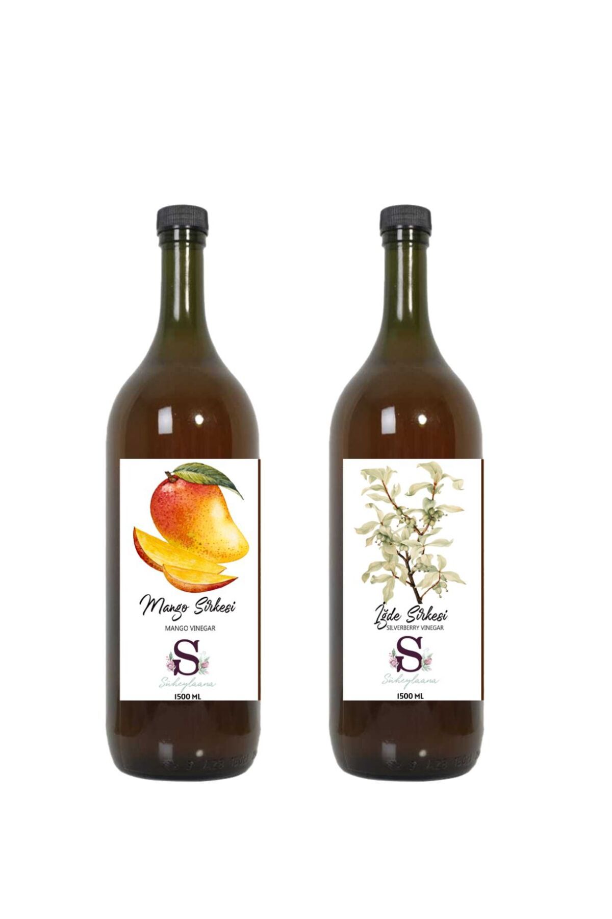 Süheylaana Doğal Mango Sirkesi 1500 Ml - Doğal İğde Sirkesi 1500 Ml