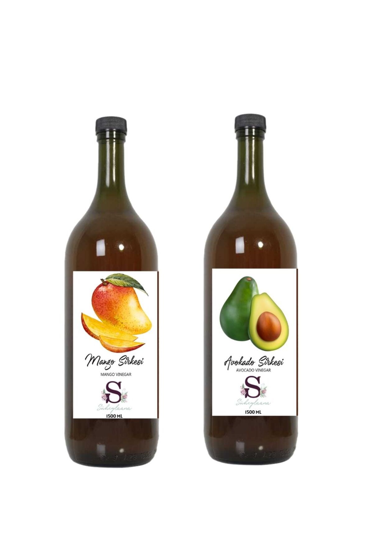 Süheylaana Doğal Mango Sirkesi 1500 Ml - Doğal Avokado Sirkesi 1500 Ml