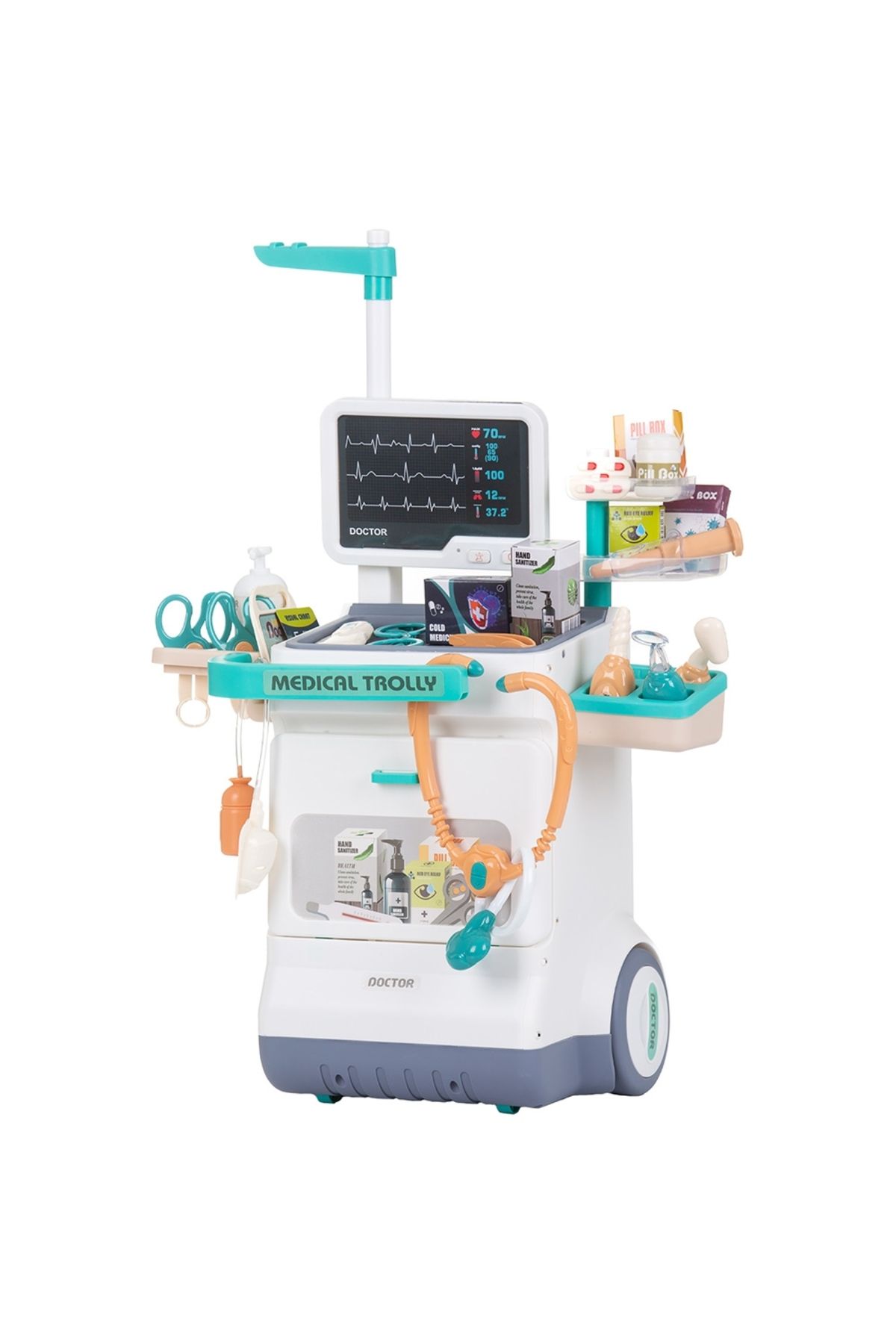OEM Set Jucarie Chipolino Doctor Cu Lumini, Sunete Si 26 Accesorii - One Size