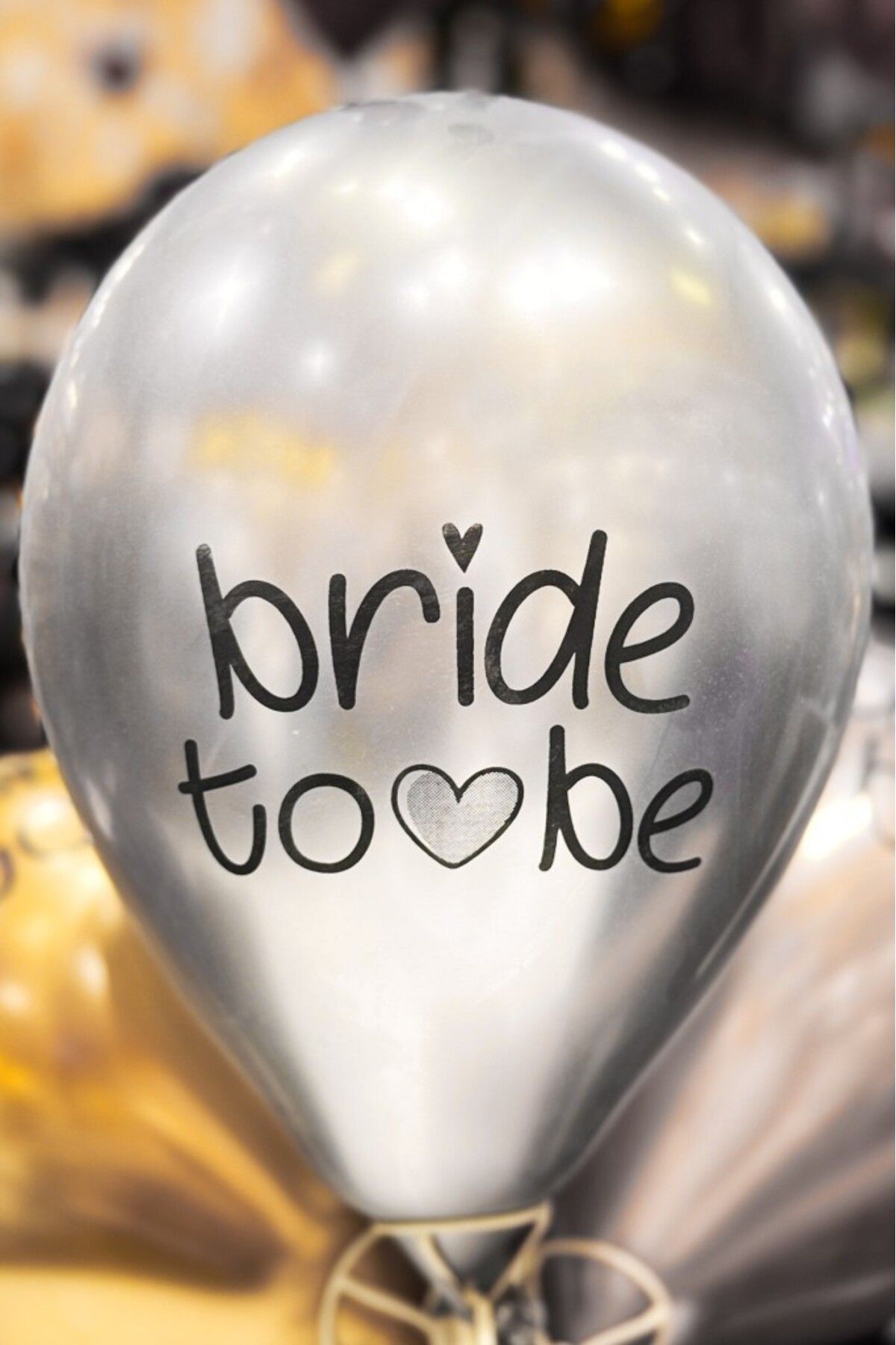 BeySüS Bride Balon Krom Gümüş 10'lu 12 inç