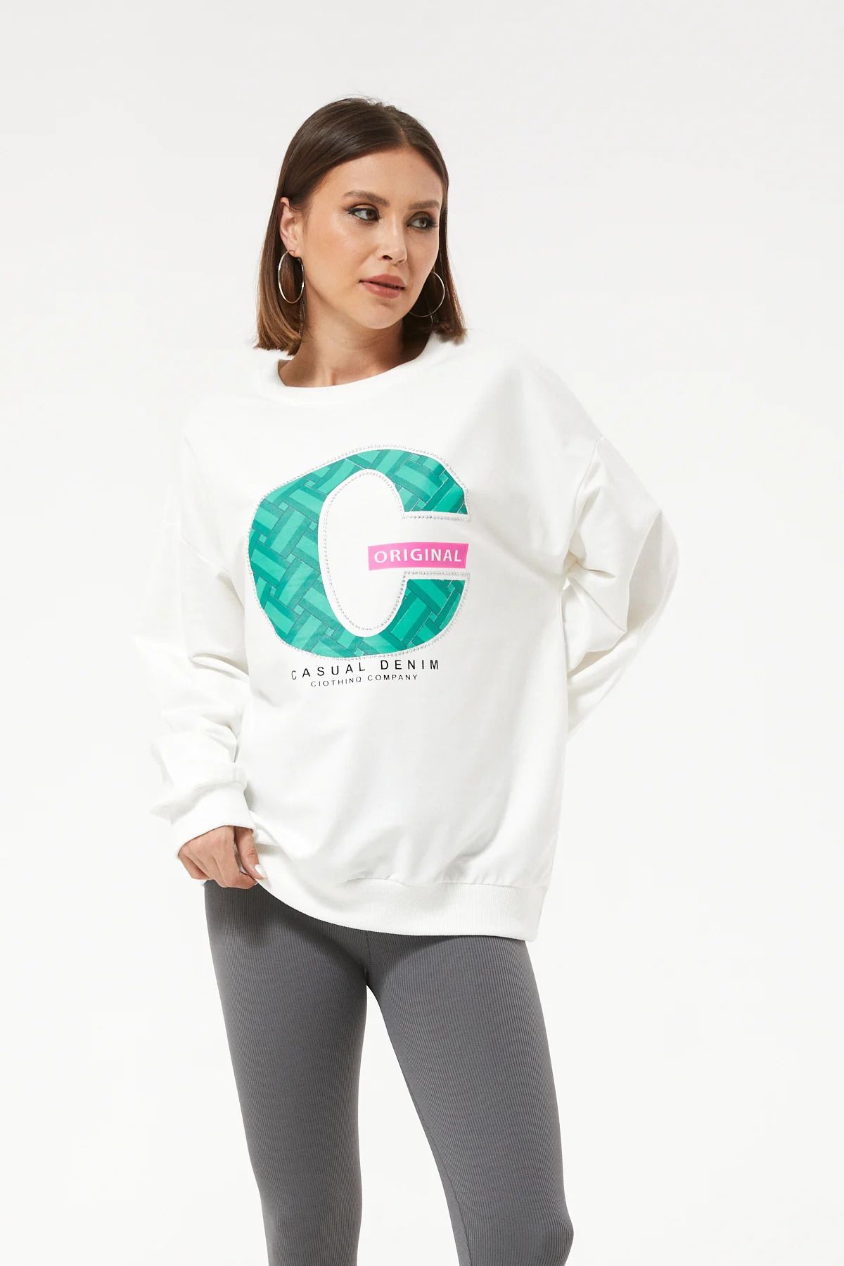 Framtone Original Baskılı Sweatshirt