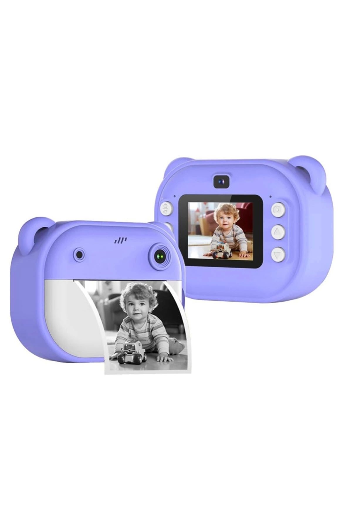 No8 Home Dijital Video Kayıt Fotoğraf Çocuk Kamerası Anlık Termal Resim Kağıt Baskılı