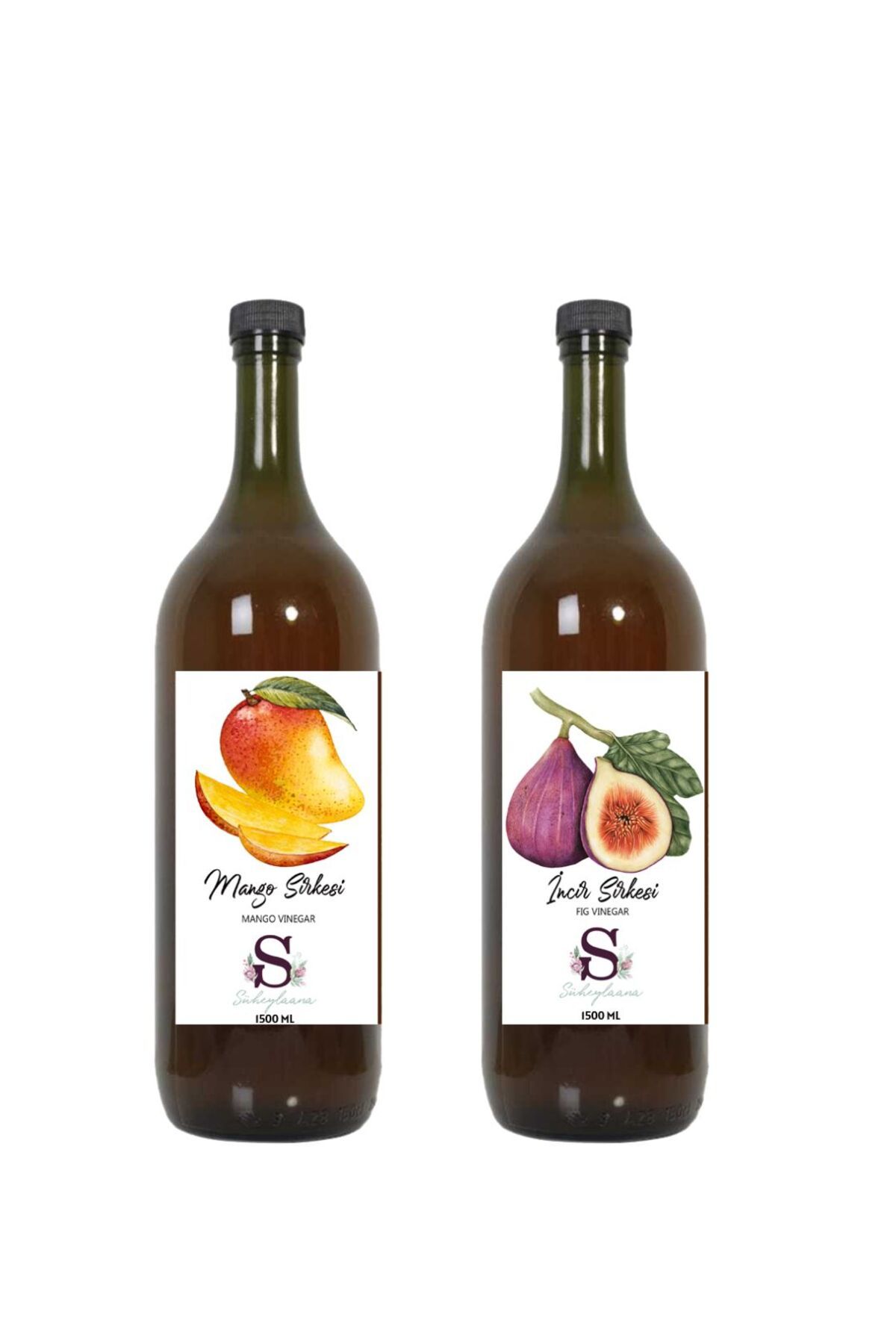 Süheylaana Doğal Mango Sirkesi 1500 Ml - Doğal İncir Sirkesi 1500 Ml