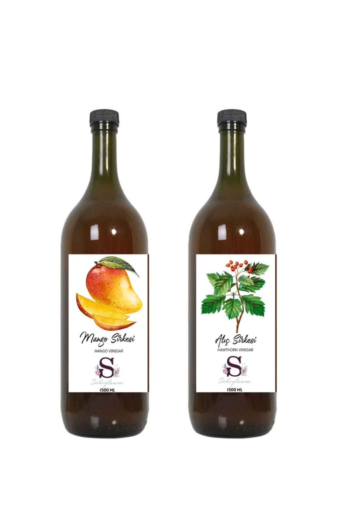 Süheylaana Doğal Mango Sirkesi 1500 Ml - Doğal Alıç Sirkesi 1500 Ml