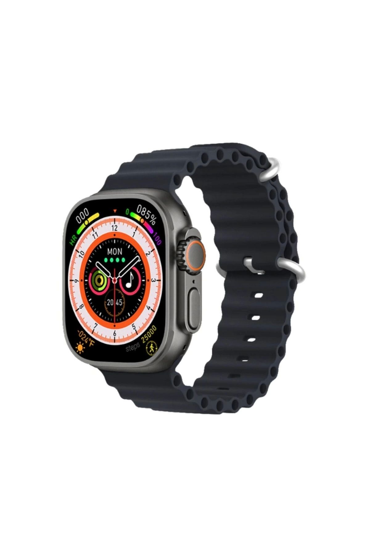 No8 Home Ultra Akıllı Saat Spor Erkekler Kadınlar Nfc Bt Çağrı Kablosuz Şarj Apple Android Uyumlu