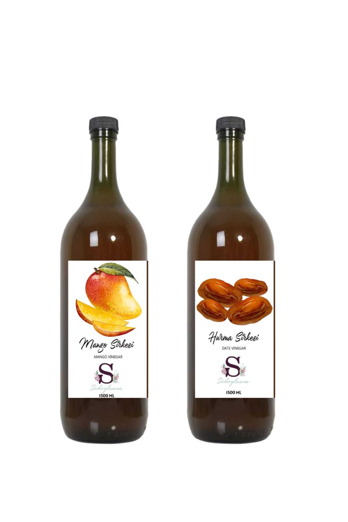 Süheylaana Doğal Mango Sirkesi 1500 Ml - Doğal Hurma Sirkesi 1500 Ml