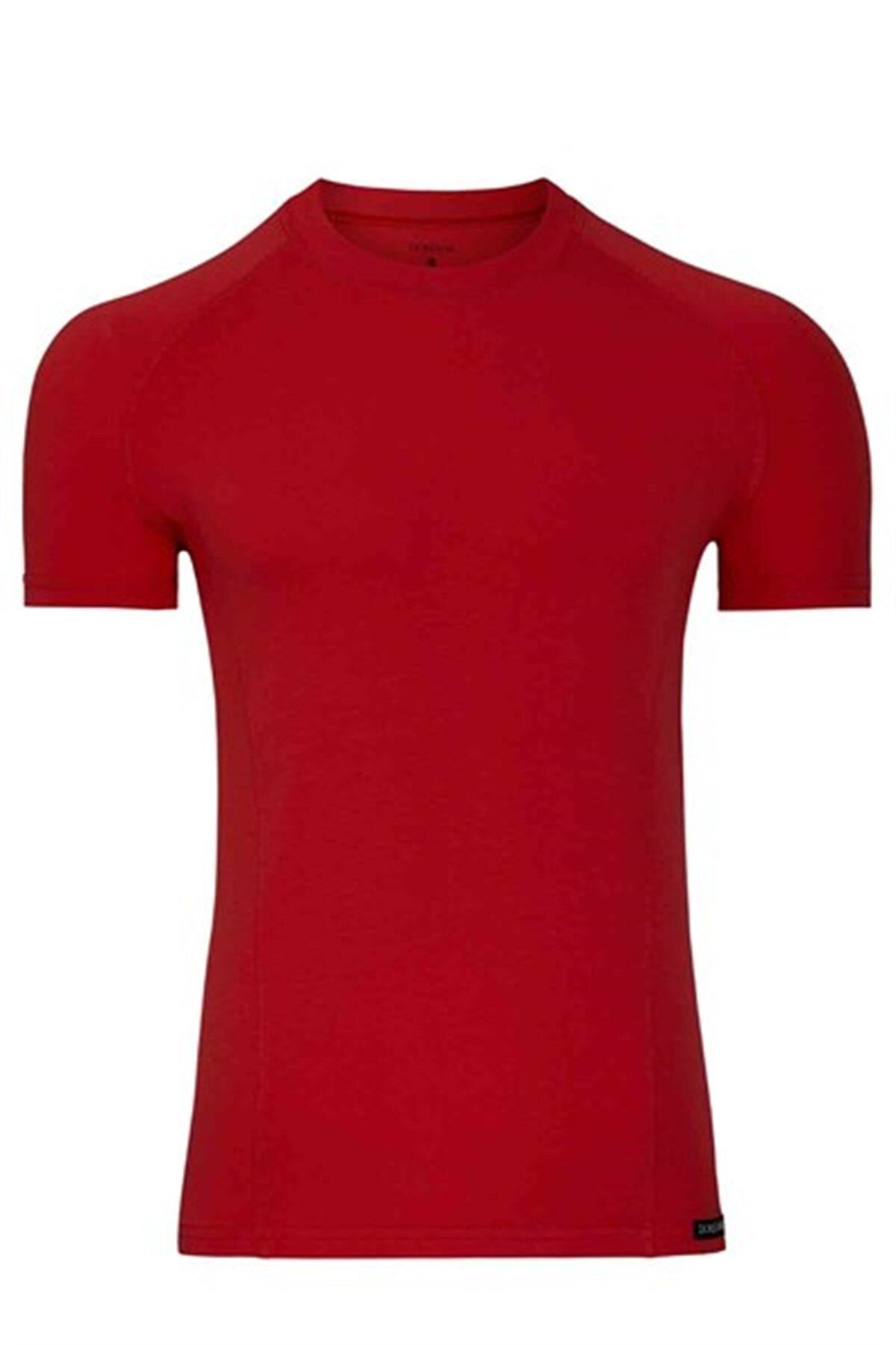 inkasole Vücudu Saran Erkek T-shirt 2535 Kırmızı