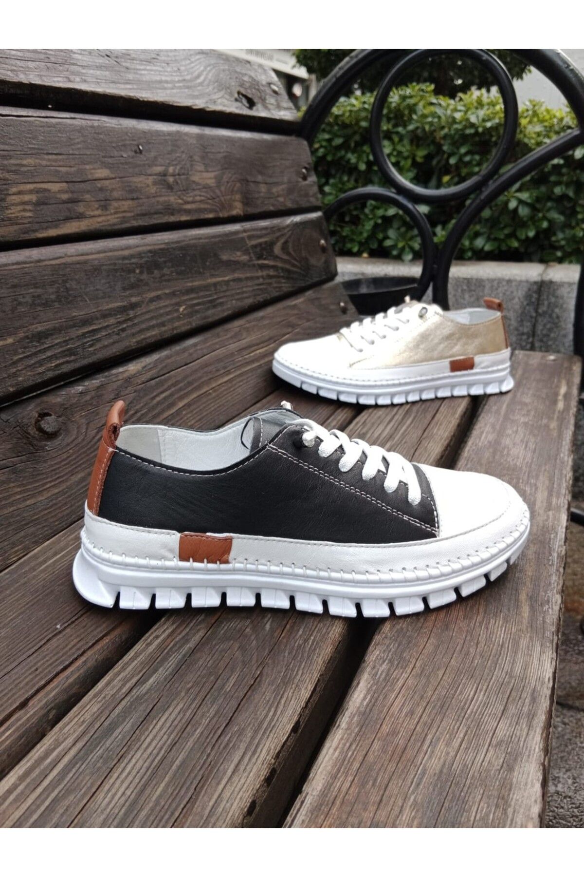 gumushoe Kadın Hakiki Deri Sneaker 3651