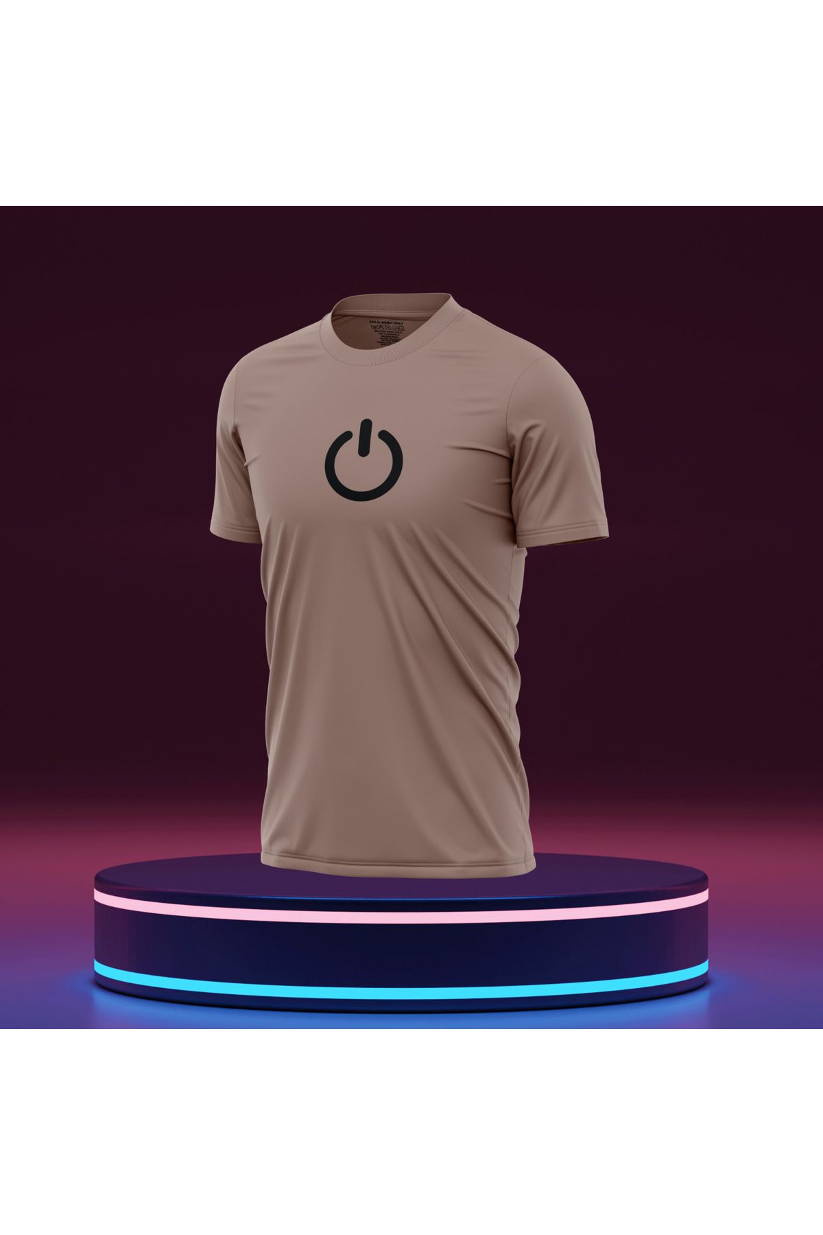 Bulvar Lee Erkek Sıfır Yaka Baskılı Yazlık T-Shirt