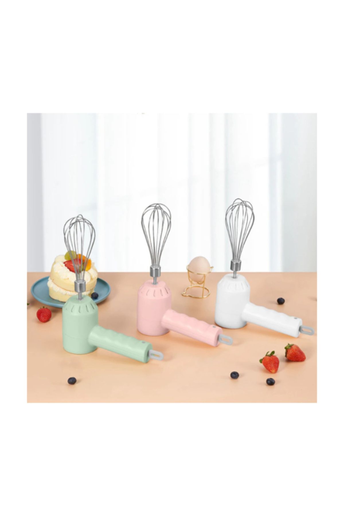 MACON-USB Rechargeable Electric Hand Mixer – Portable Handheld Blender with Whisk Attachment 3