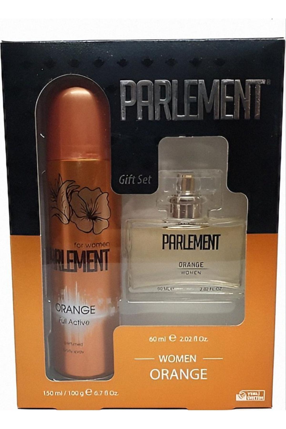 parlament orange kadın parfüm seti