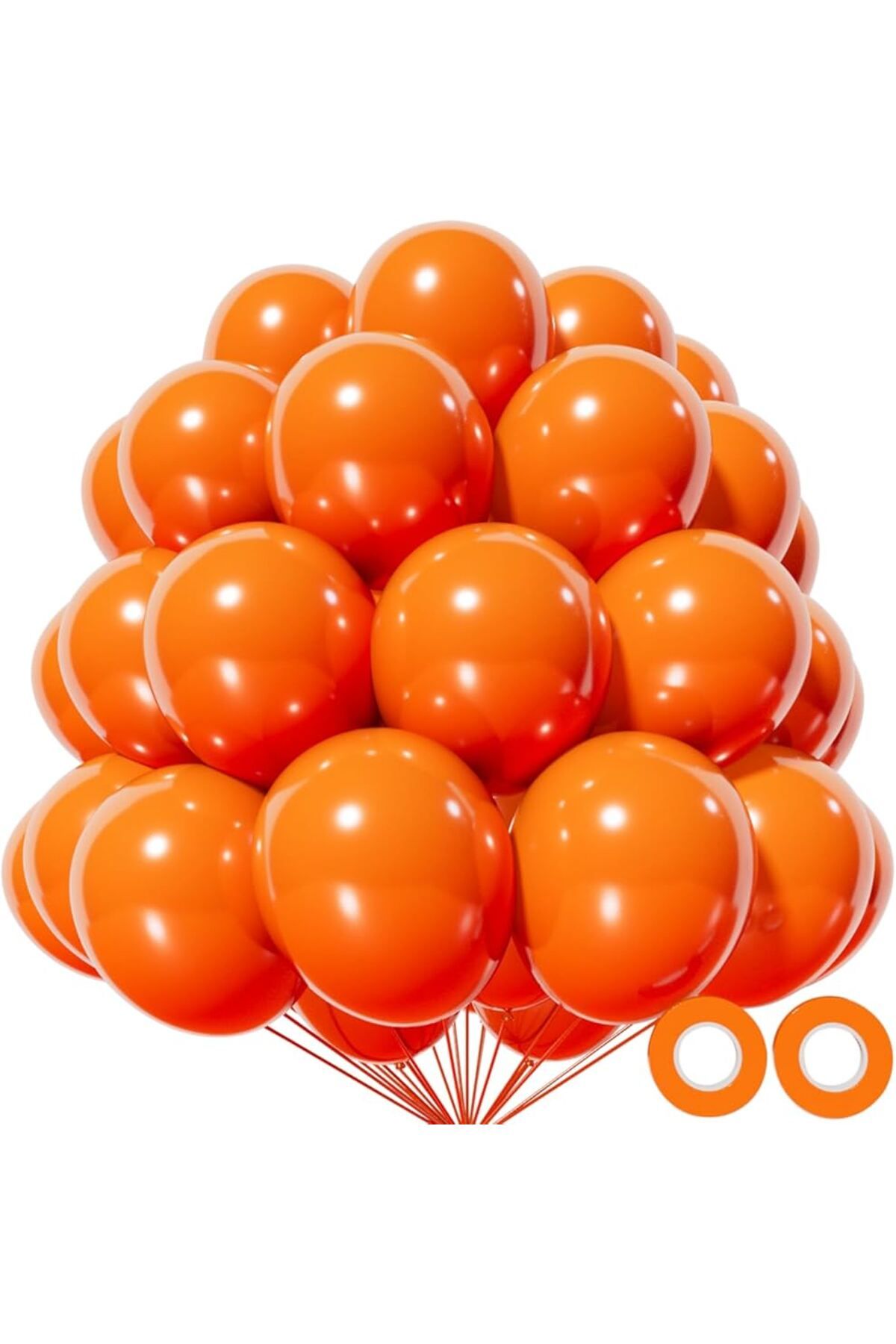 ZENVİVA METALİK BALON TURUNCU 10 ADET