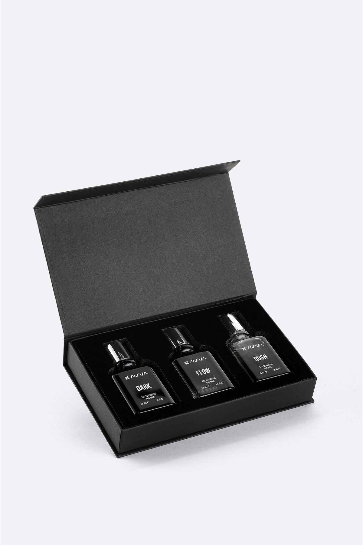 Erkek Siyah Hediye Kutulu 30 ml 3 Lü Parfüm Seti B009112
