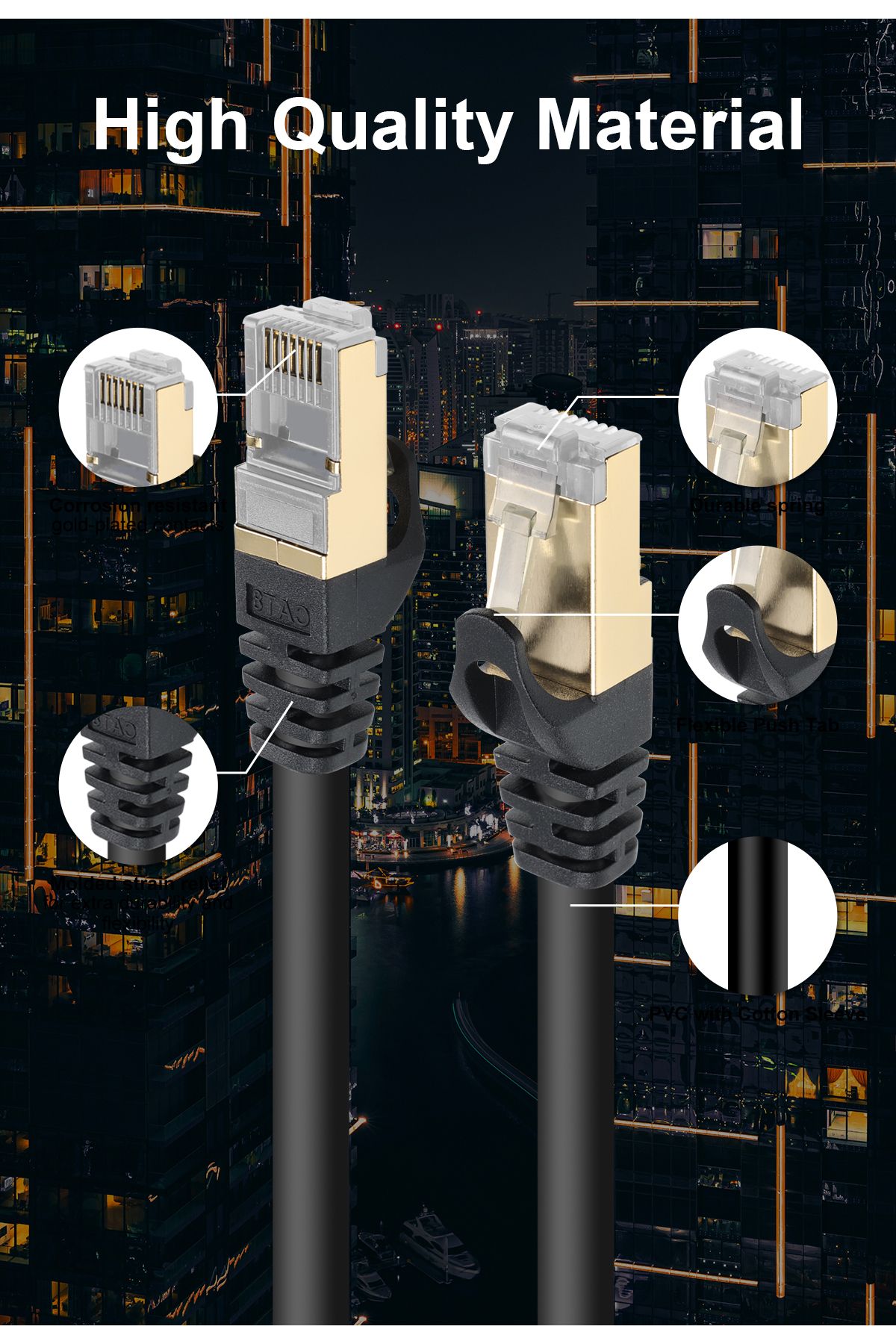 Datazone-Ethernet Cable 10 Meter CAT8 High Speed 10Gbps Premium Internet Lan by Datazone 7