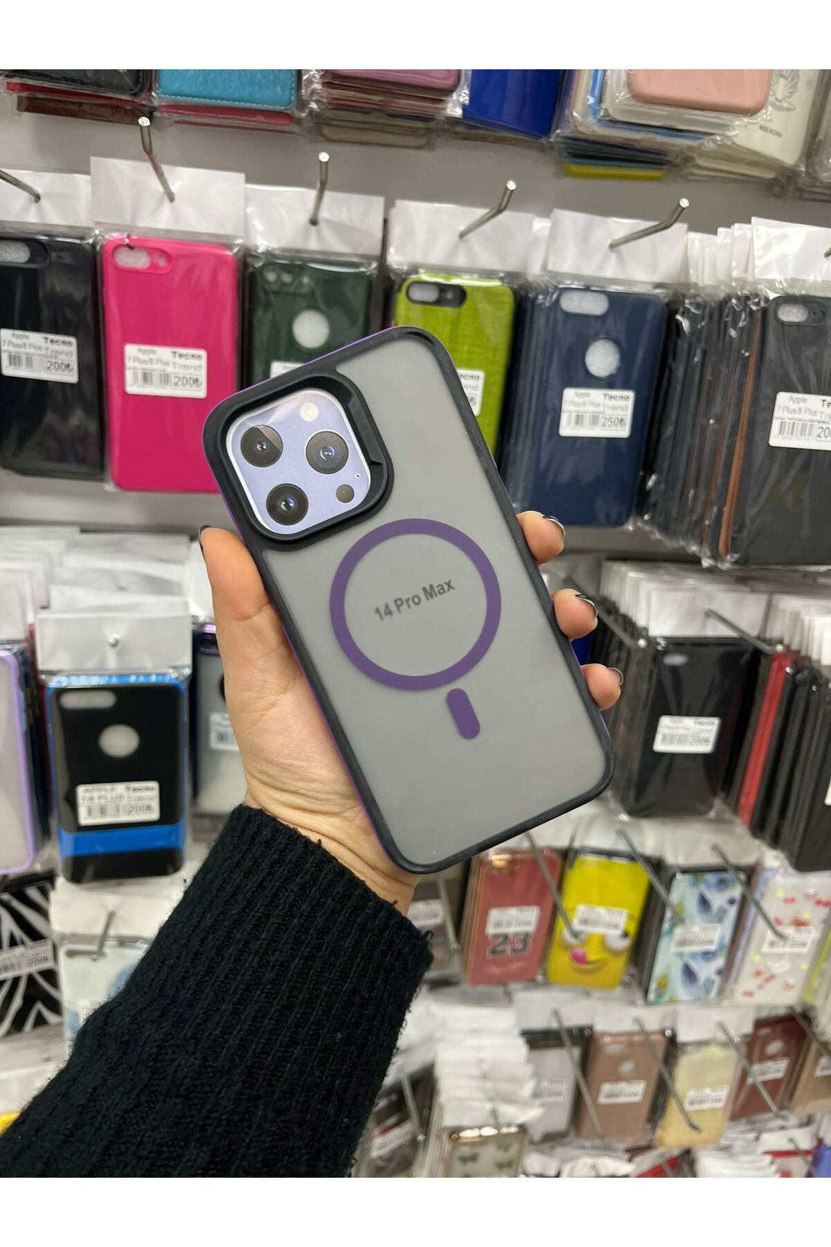 TECNOTREND Apple İphone 14 Pro Max Mat Magsafe Kapak