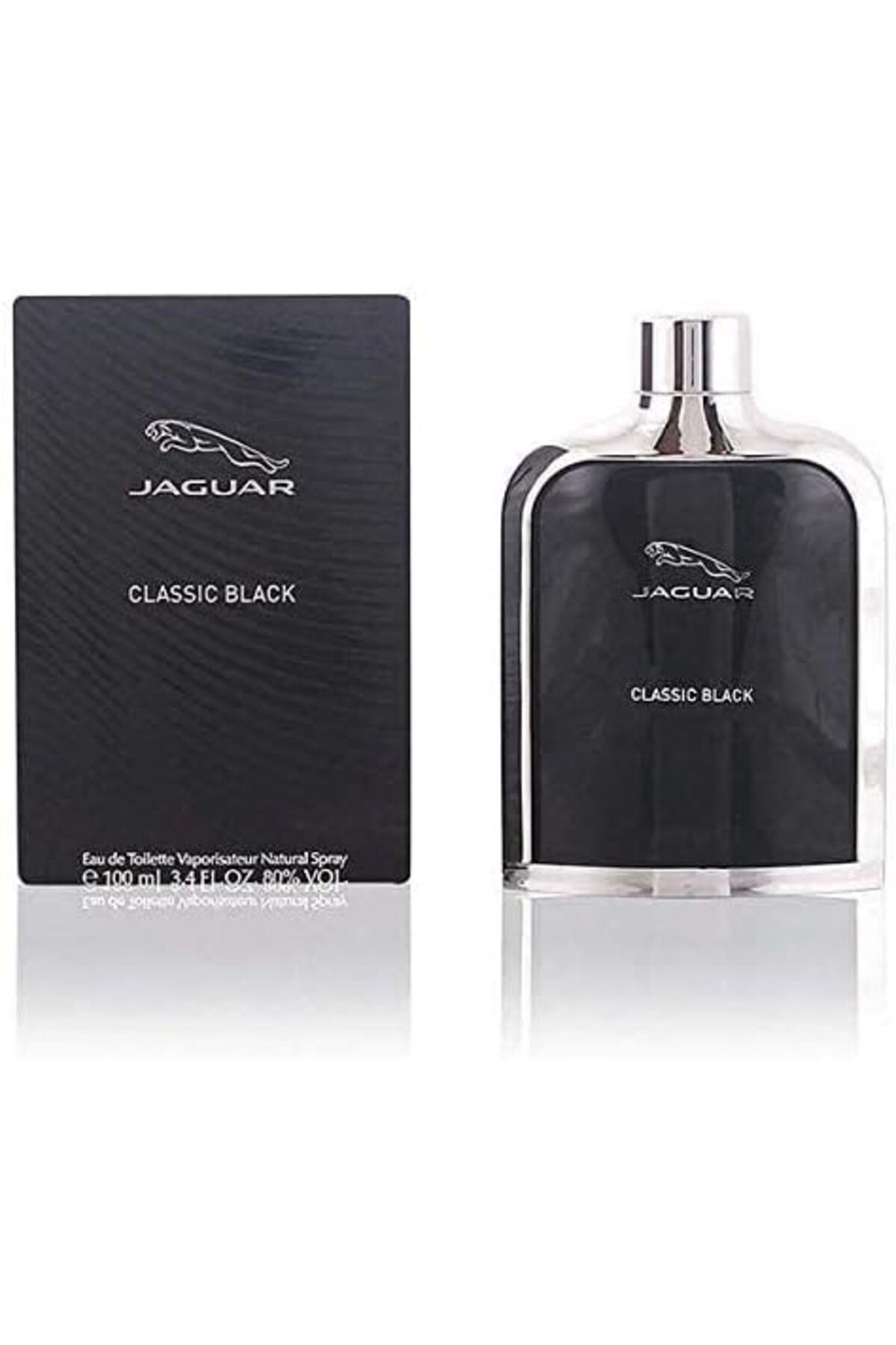 Jaguar-Classic Black Natural Eau de Toilette Spray by - 100ml for Men 4