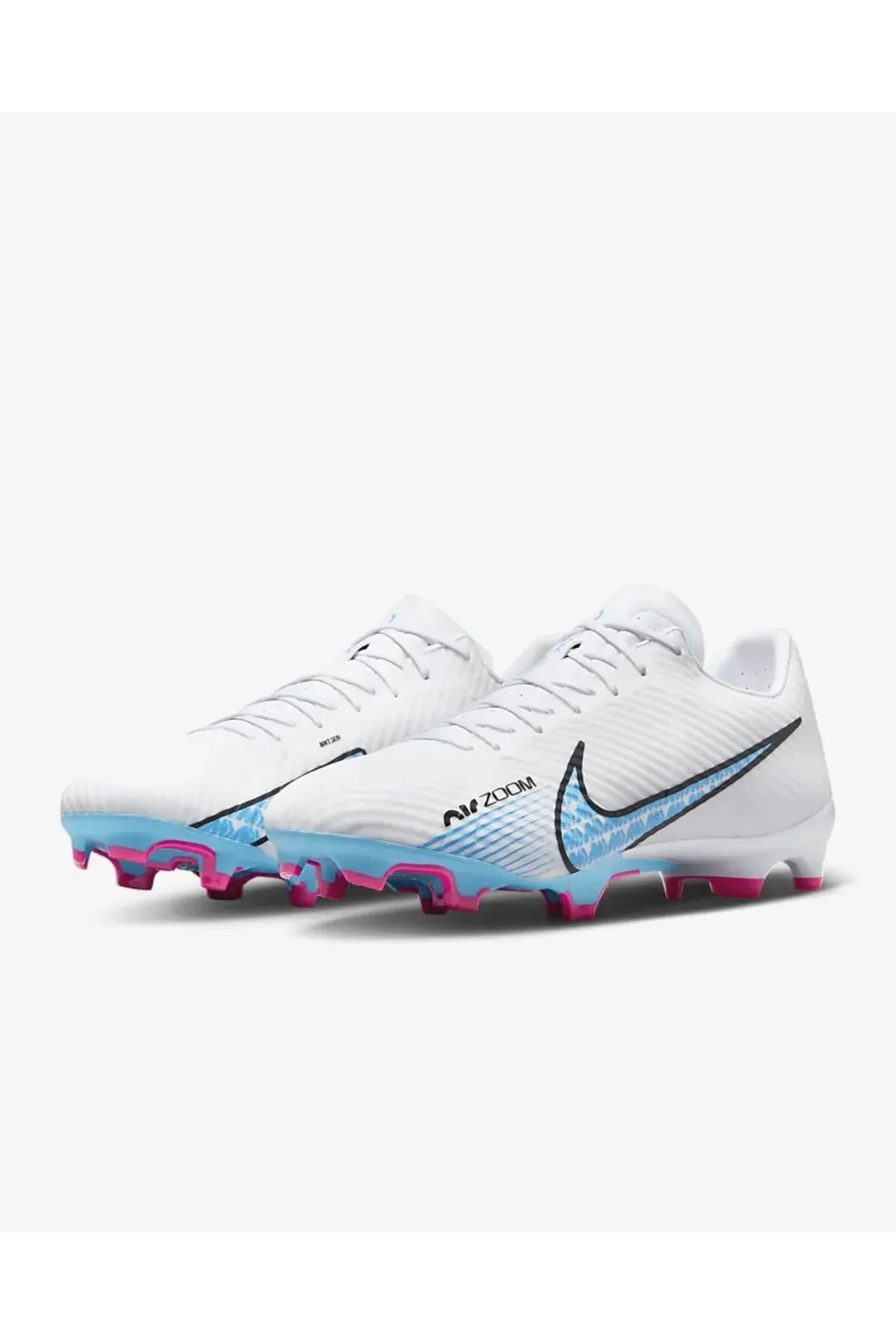 Nike Zoom Vapor 15 Academy Fg/mg Erkek Beyaz Futbol Krampon Dj5631-146 (1 BEDEN DAR KALIP)