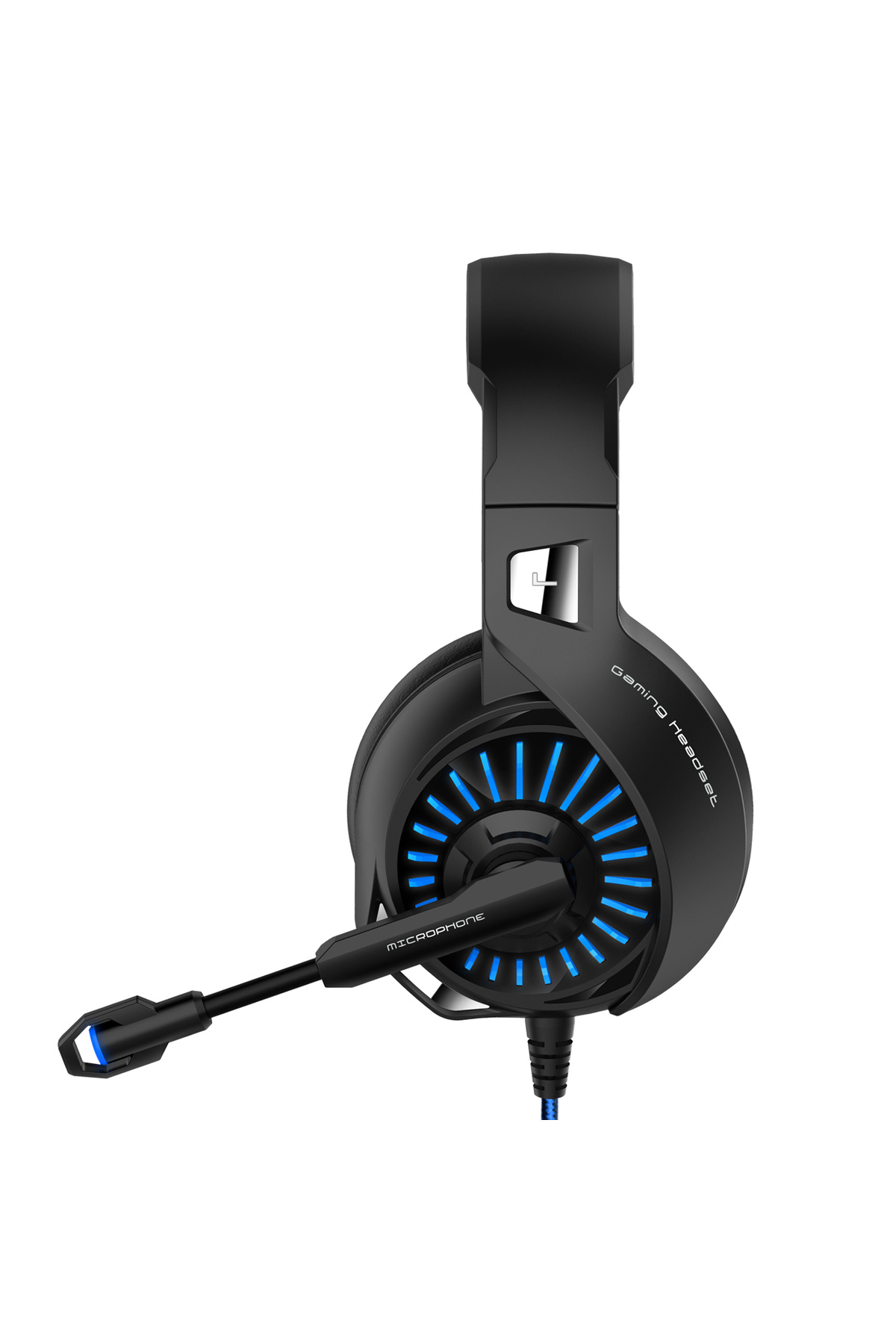 Datazone-Gaming Headset (Black-Blue) Blue Light G2100 3