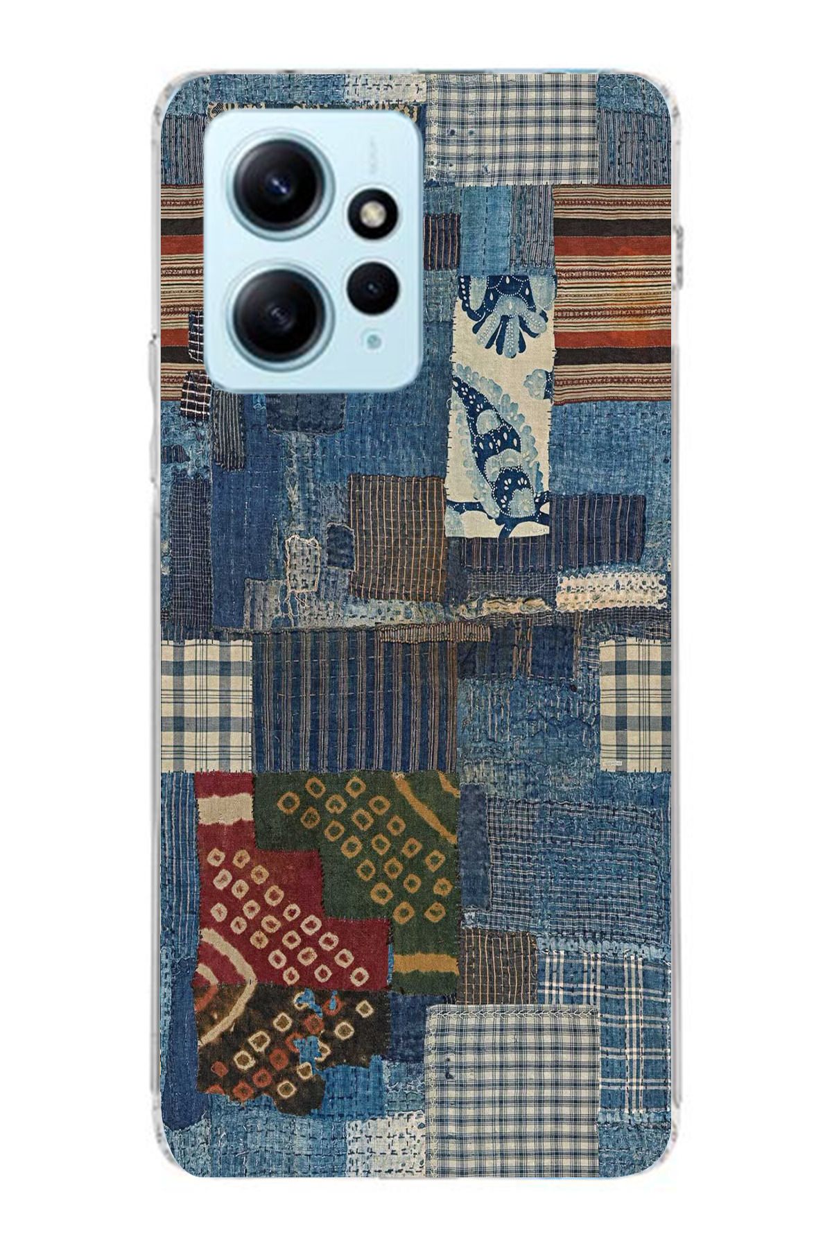 moonset Xiaomi Redmi Note 12 4G Uyumlu Vintage Tasarımlı Baskılı Şeffaf Telefon Kılıfı