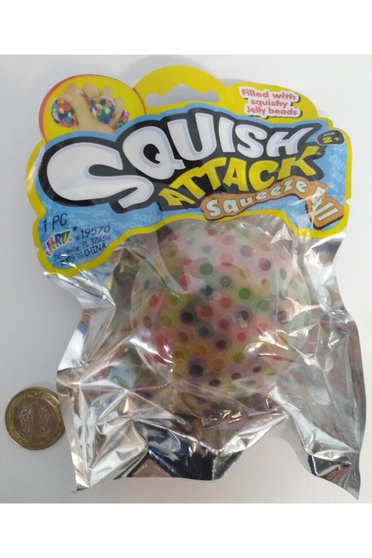 pialbatro Fışkıran Stres Top Yumuşak Squısh Attack