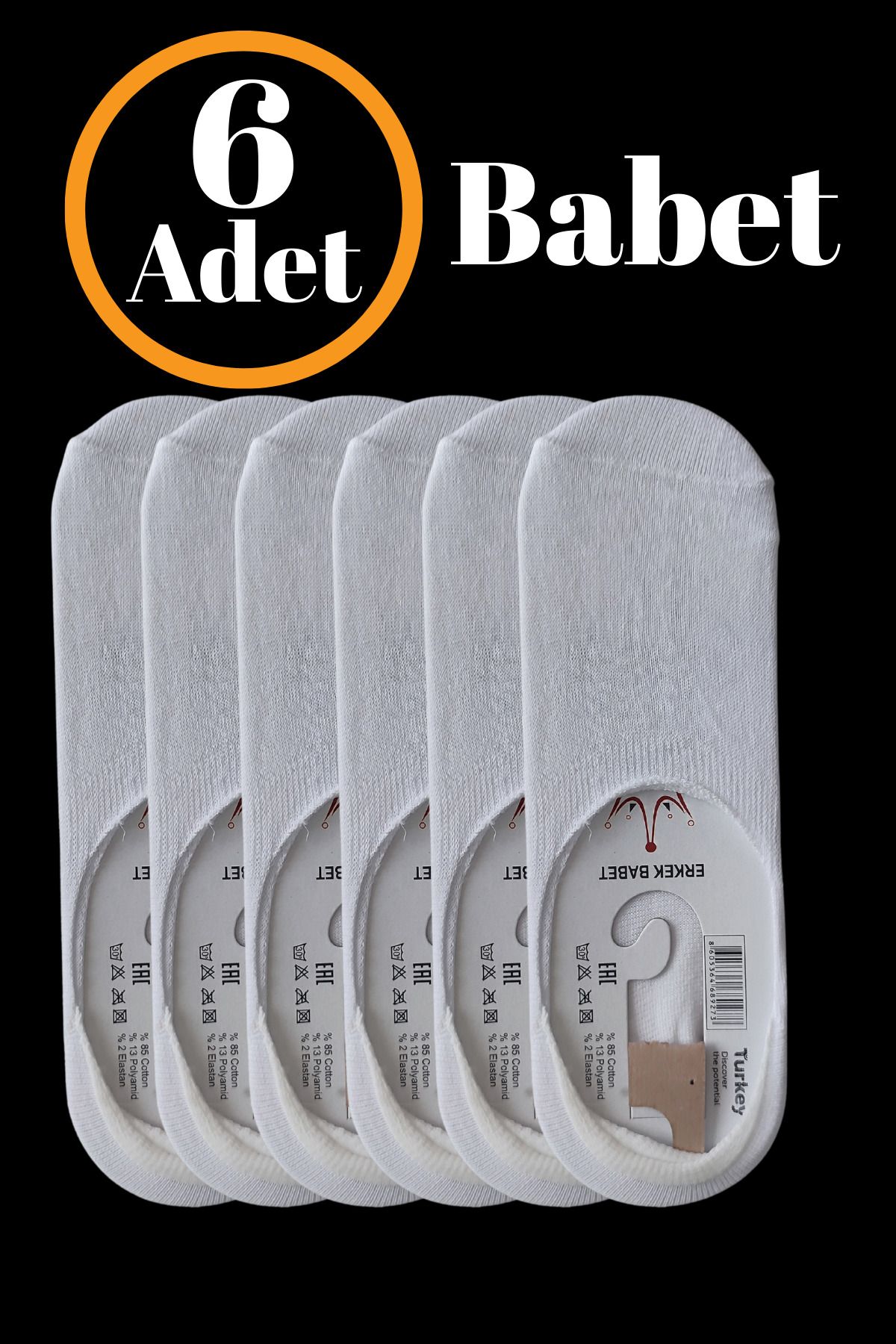 DİLRUBA AVM Erkek Babet çorap 6 Çift