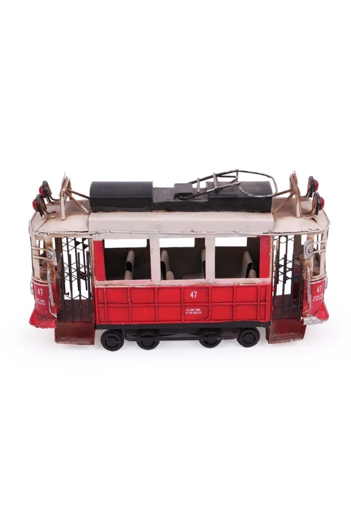 YNT İthalat Dekoratif Metal Taksim Tramvay
