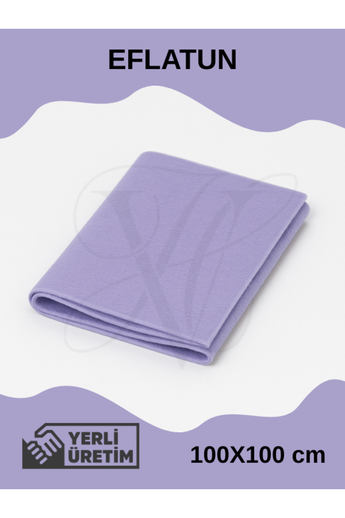 Gift and Craft Meter Felt 160 g 100x100 Cm Colorful Felt Fabric Lilac 1 Meter