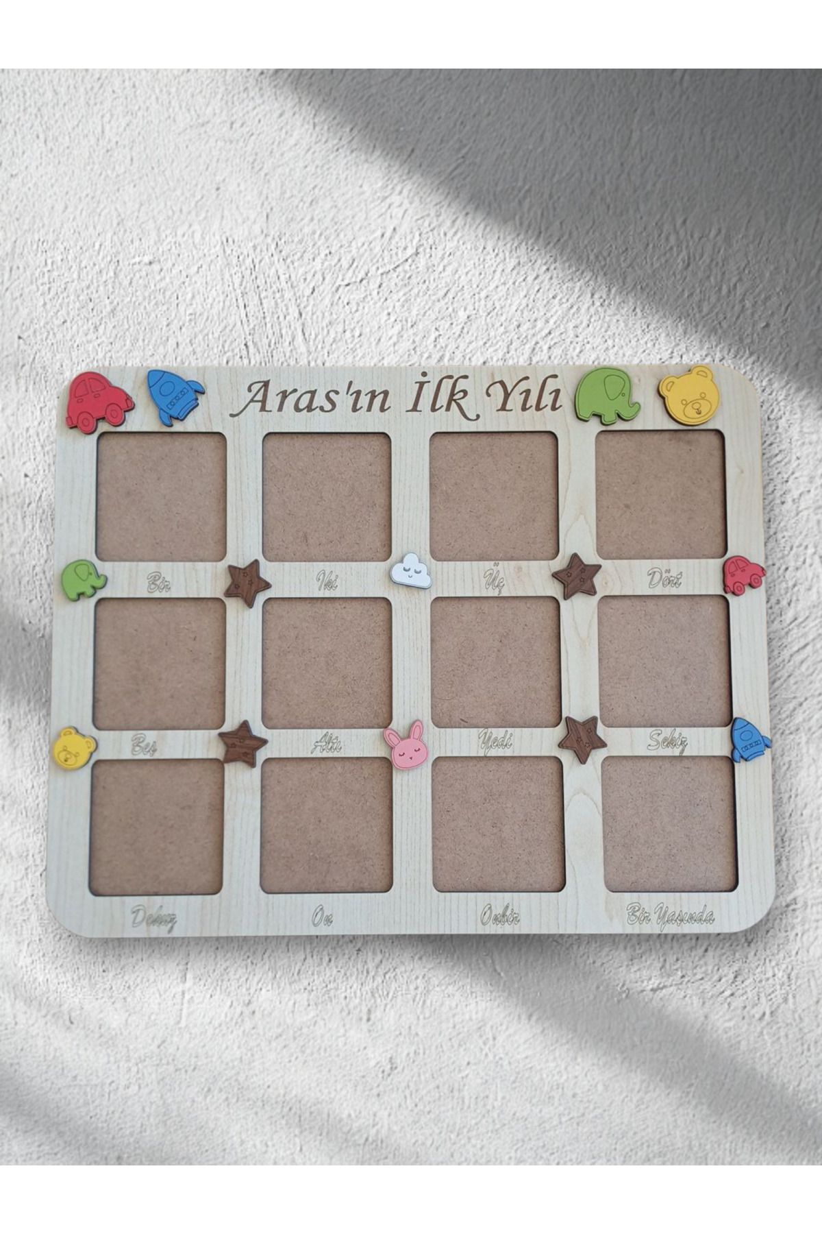 My Kids Room Doğduktan Sonra Ilk 12 Ay Tablo Görüntüleri Hatıra Çerçevesi Anne Bebek Hediyesi Anı Çerçevesi