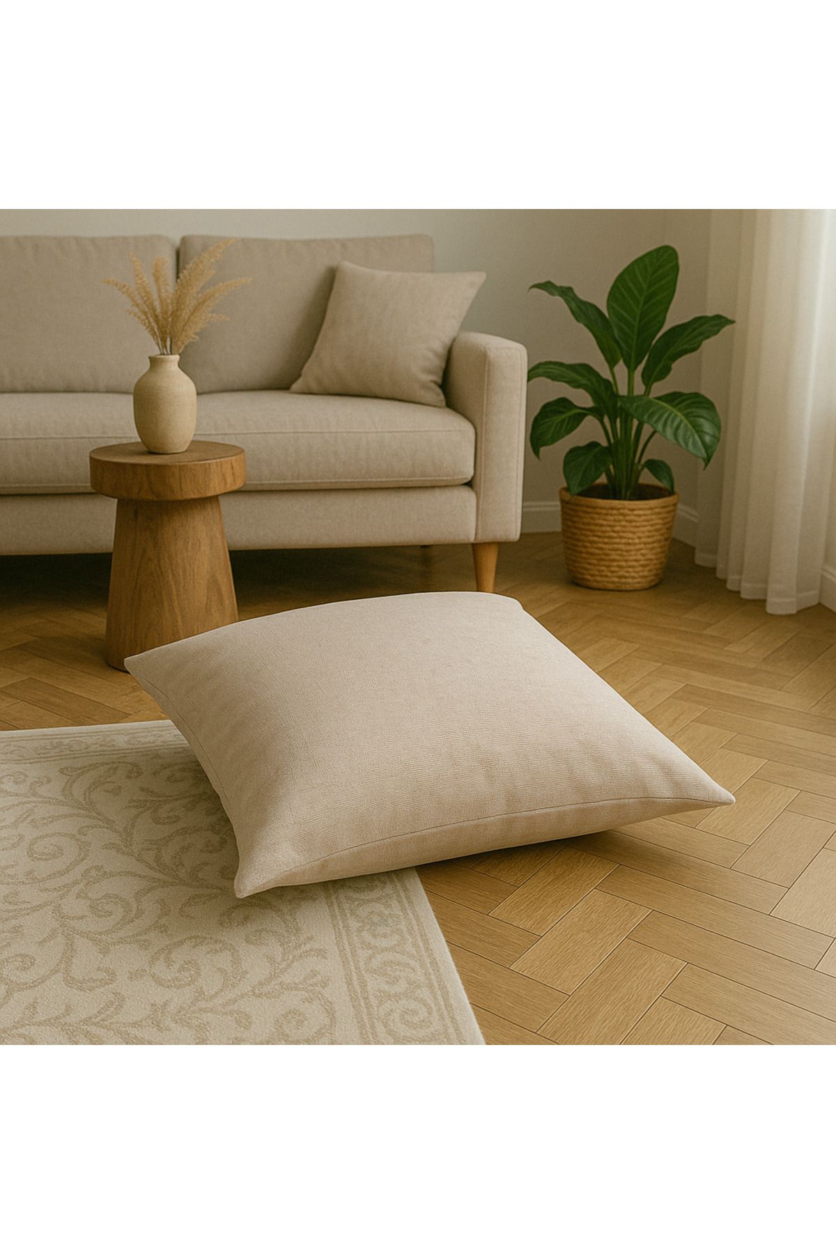 Guloglu Home Duck Yer Minder Kılıfı 70x70 Cm