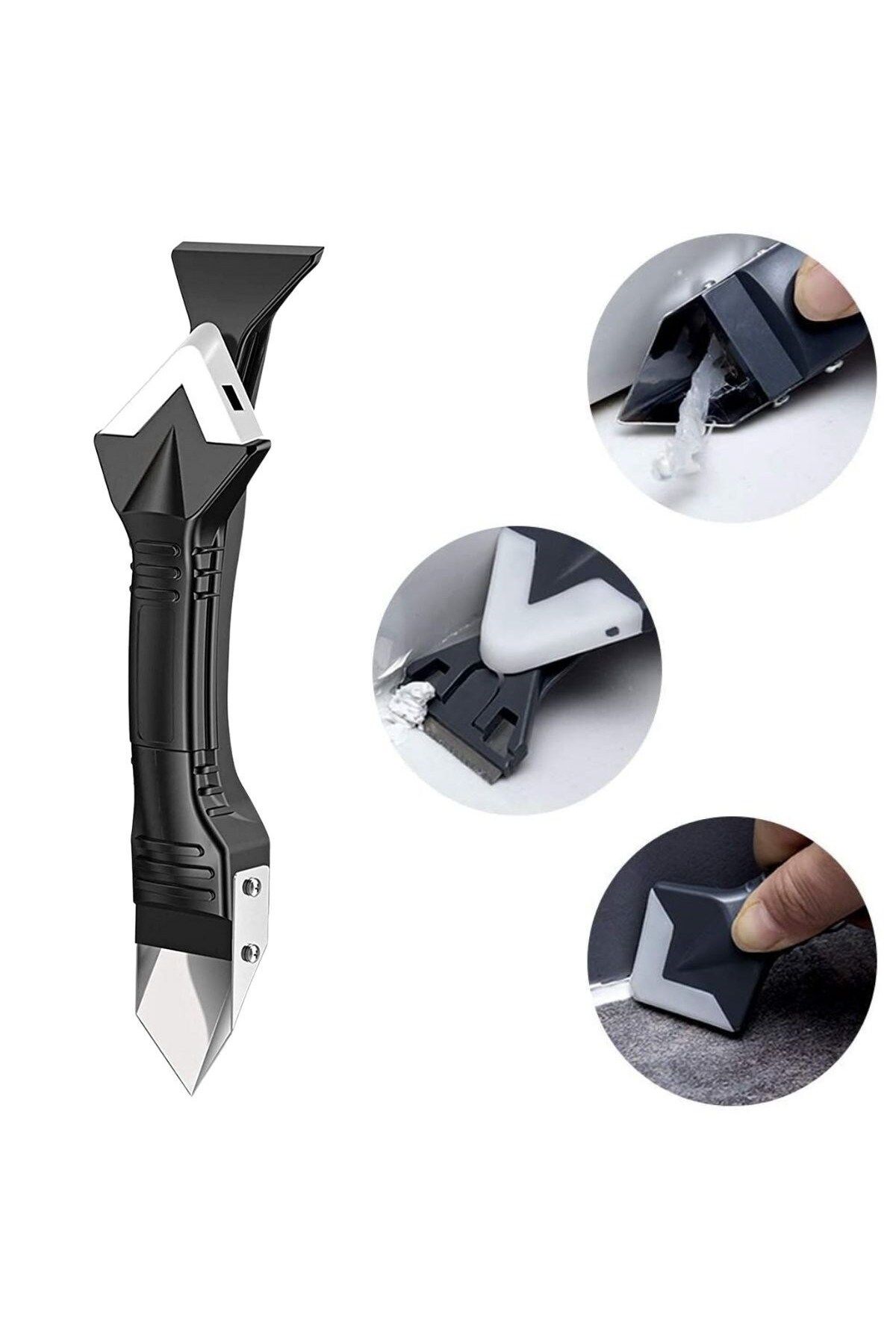 ÖYKÜ VE YİĞİT Metal Uçlu Lavabo Küvet Fayans Derz Silikon Sökme Ve Uygulama Seti