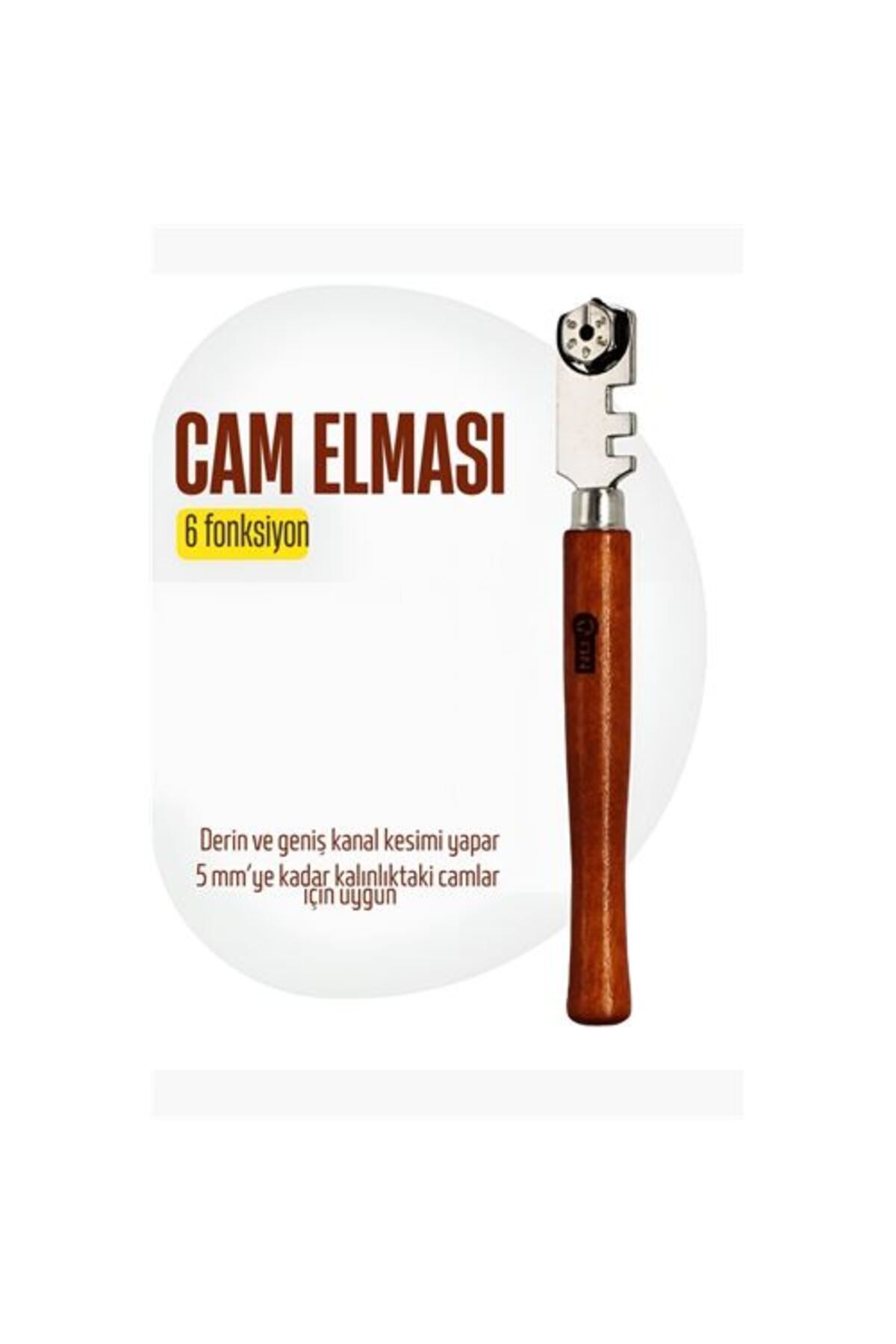 AYLİNA Elmas Cam Kesici - Kalem Tipi Cam Kesici Cam Kesme Elması