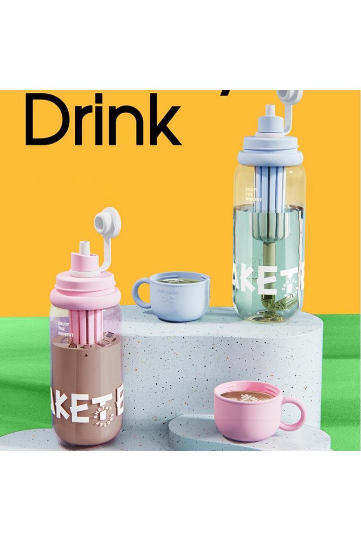 Shotay-Cup Cover Water Bottle Tritan Green 800ml 5
