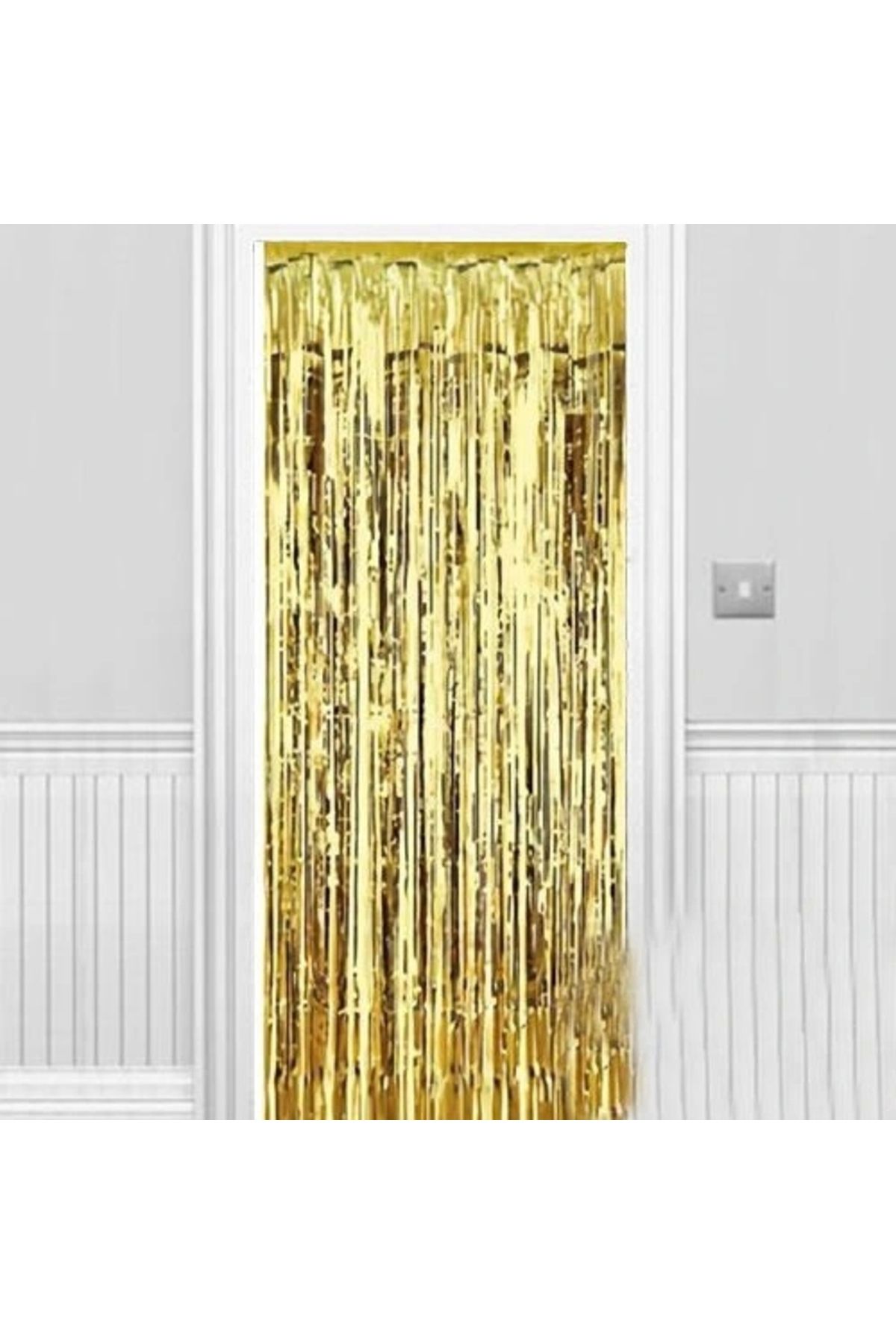 STOREMAX Işıltılı Duvar ve Kapı Perdesi Gold 90x200 cm (5047)