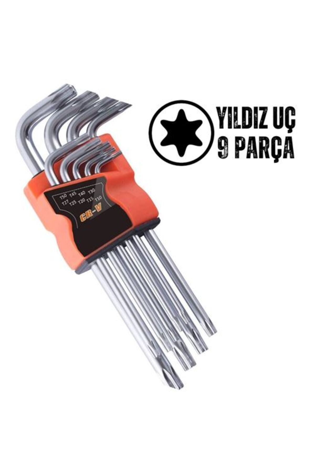AYLİNA Yıldız Torx Combination 9 Parça Alyan Seti