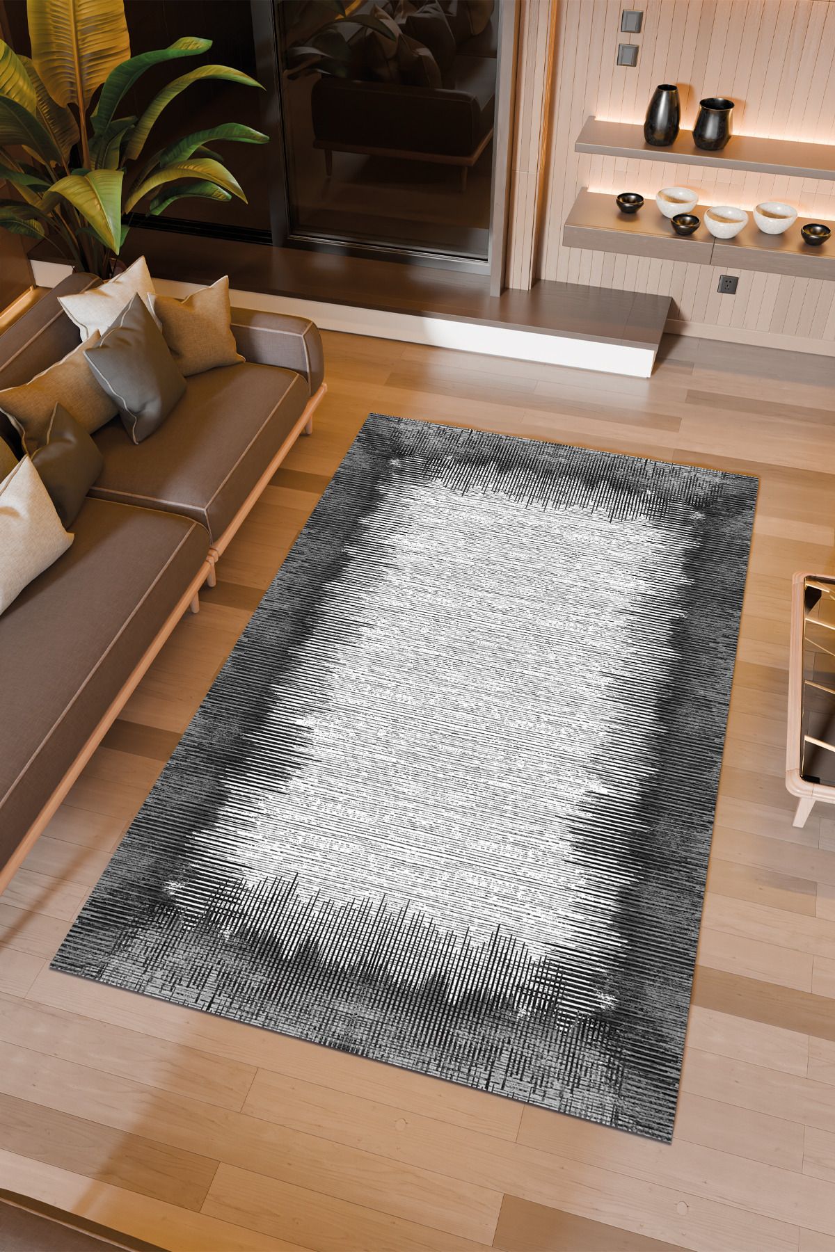 Halıcıoğlu home Dijital Baskı Makinede Yıkanabilir Kaymaz Taban Salon Halısı Yatak Odası Halısı & Yolluk Modelleri