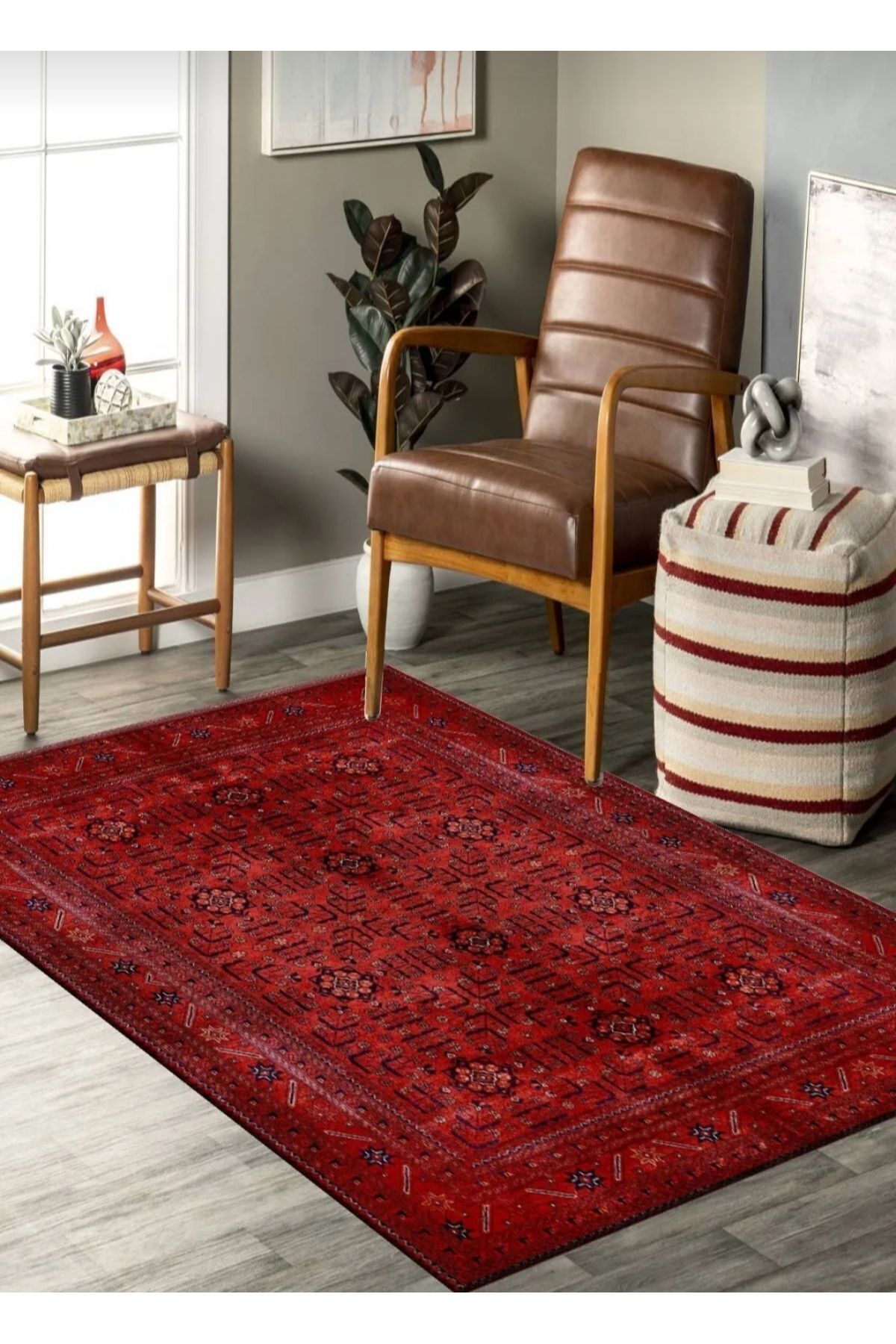new colourse Otantik pamuk kaymaz tabanlı yıkanılabilir antibakteriyel dijital baskı halı