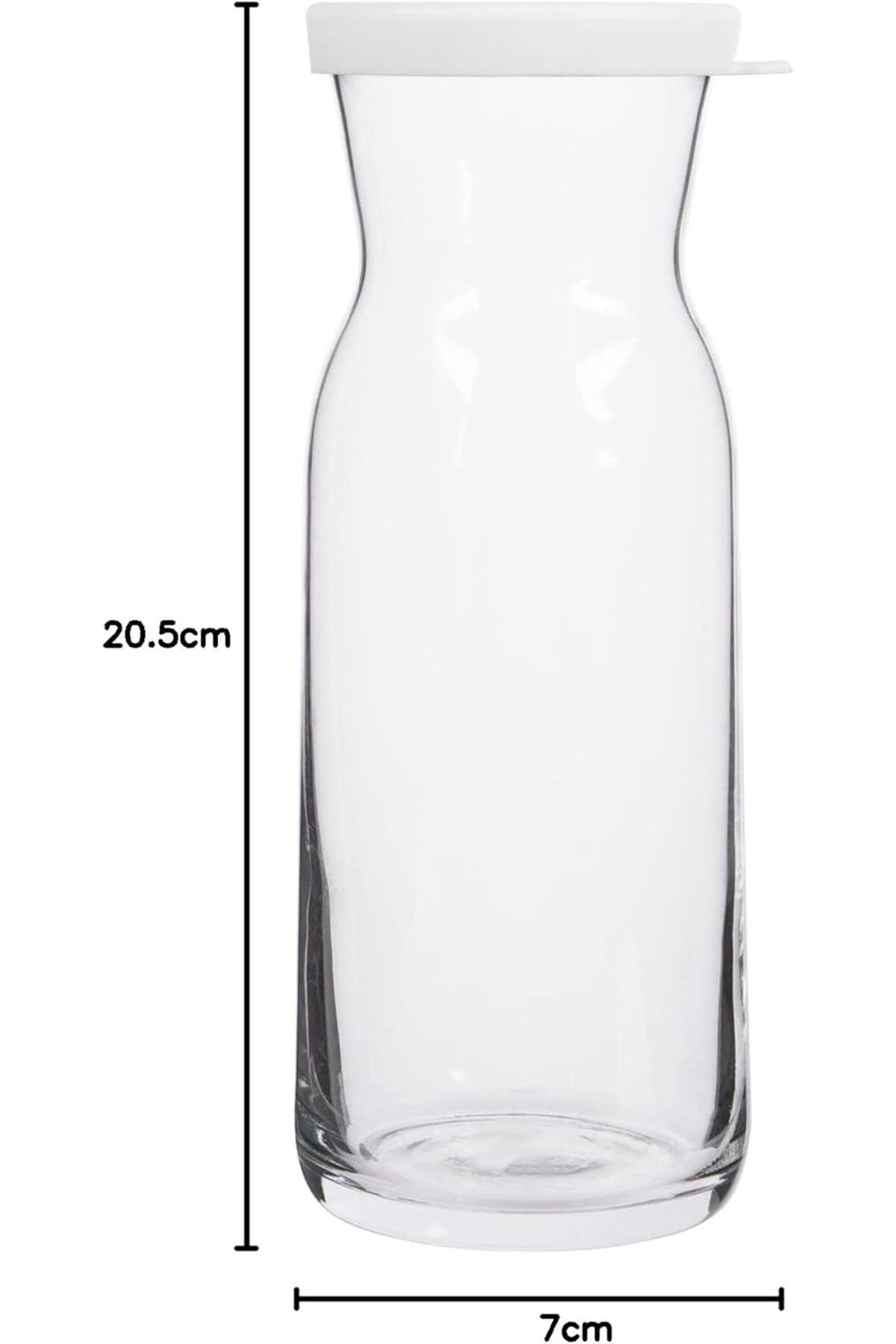 LAV--FONTE CARAFE 700cc WHITE LID GB 6